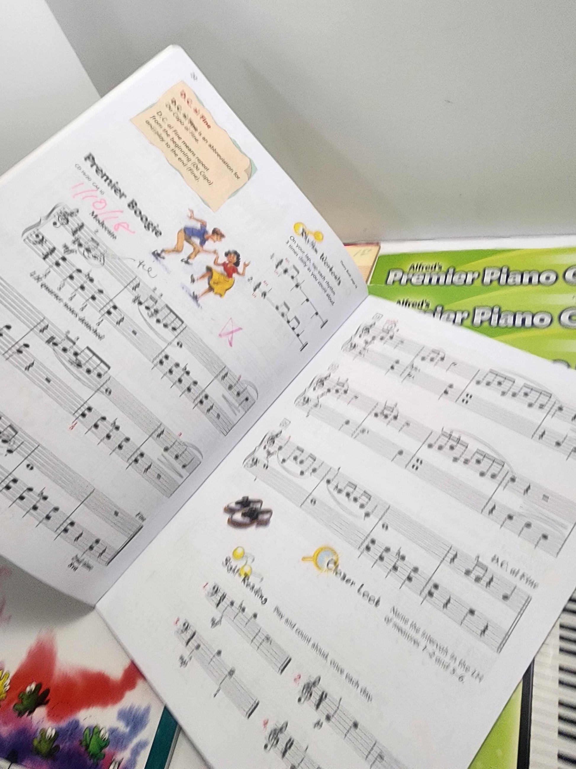 Piano Learning Lesson Vintage Music Sheets - Music Sheets - Piano - Piano Gifts - Learning Piano - Music - Instruments