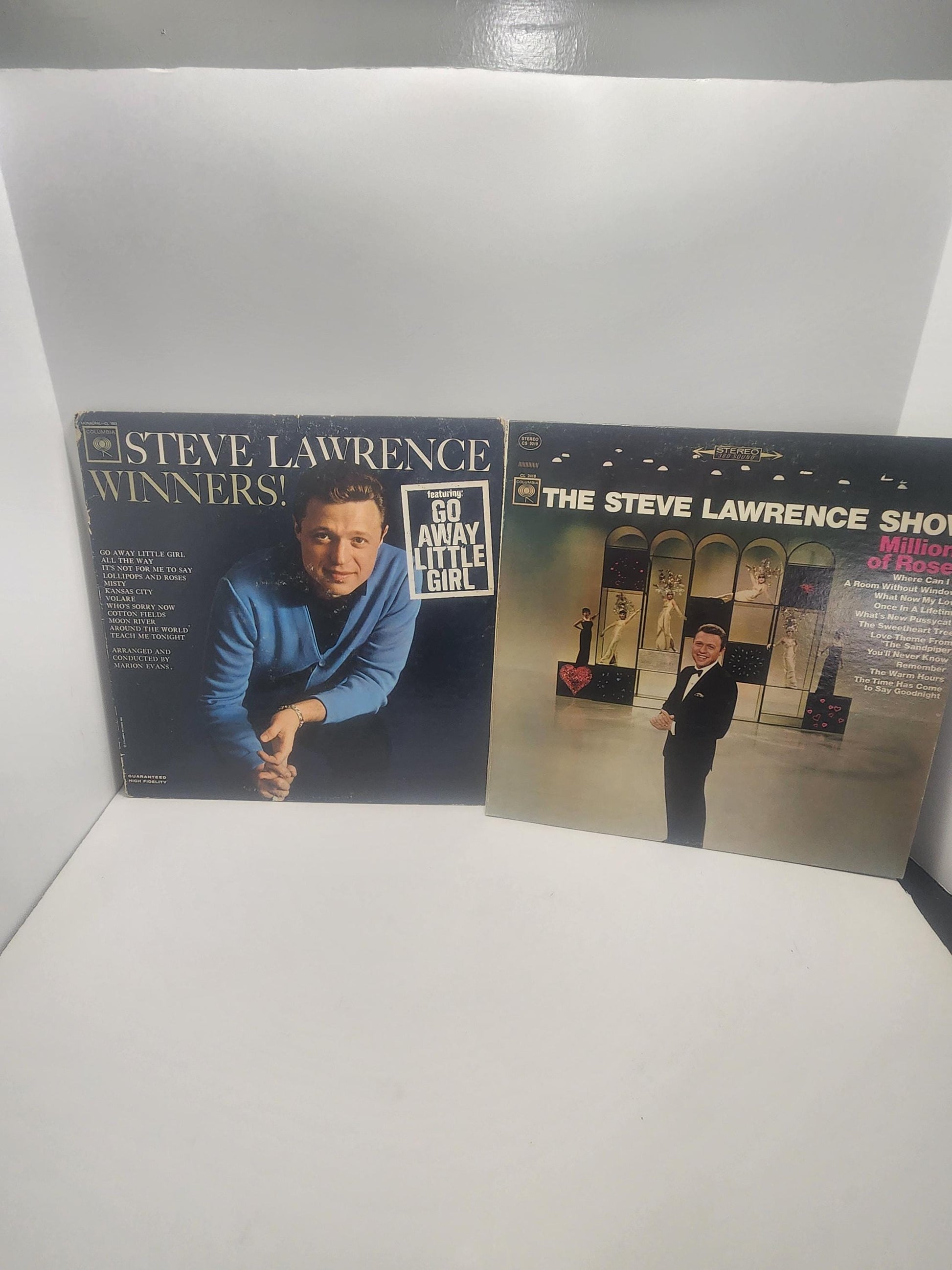 The Steve Lawrence Show 1980s Vinyl LP Records LOT Of 2 - Records - Shows - TV Shows - The Steve Lawrence Show - Vinyl Records