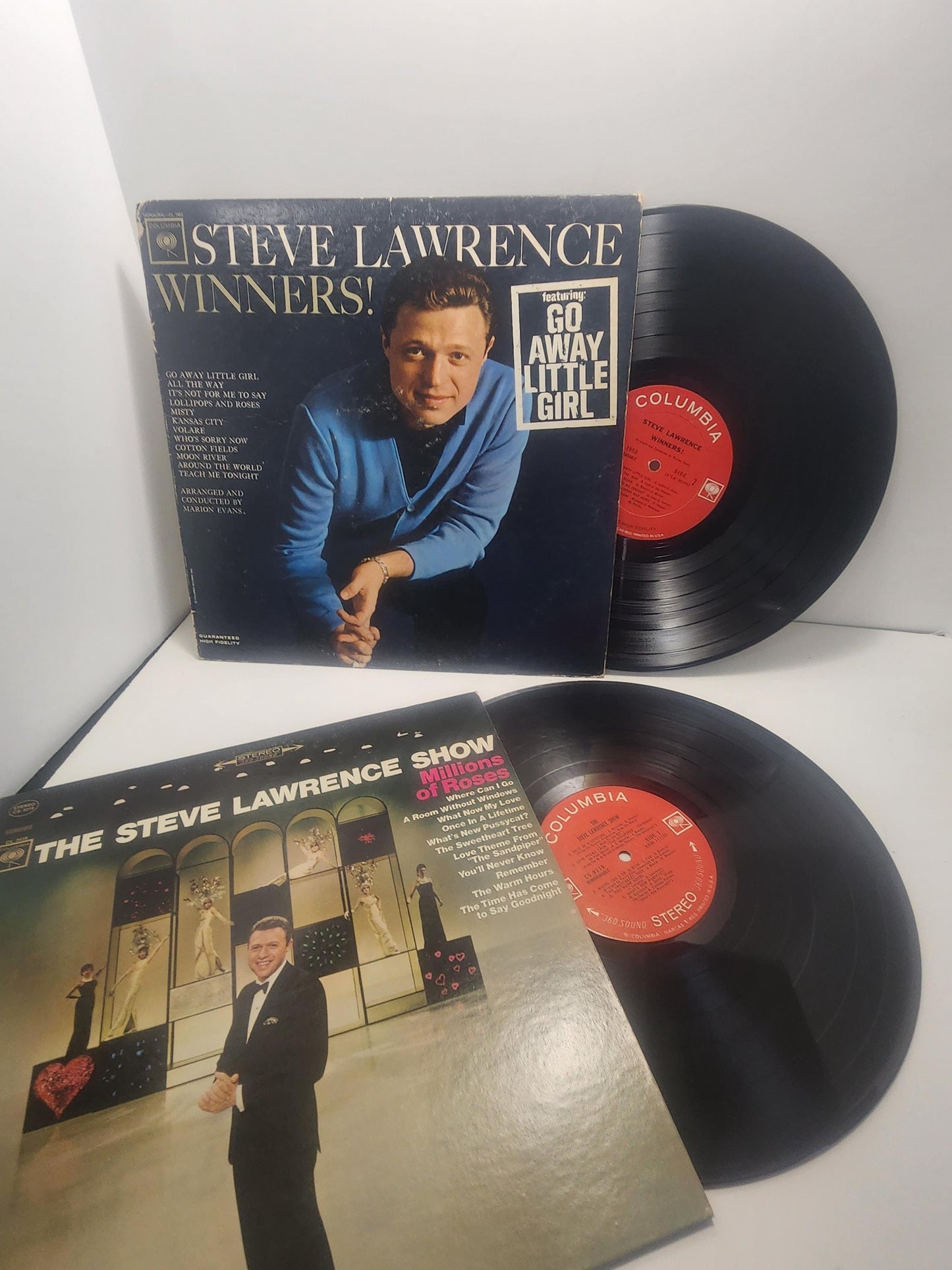 The Steve Lawrence Show 1980s Vinyl LP Records LOT Of 2 - Records - Shows - TV Shows - The Steve Lawrence Show - Vinyl Records