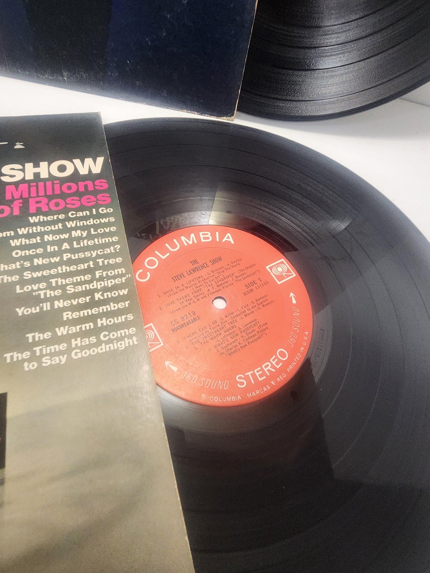 The Steve Lawrence Show 1980s Vinyl LP Records LOT Of 2 - Records - Shows - TV Shows - The Steve Lawrence Show - Vinyl Records