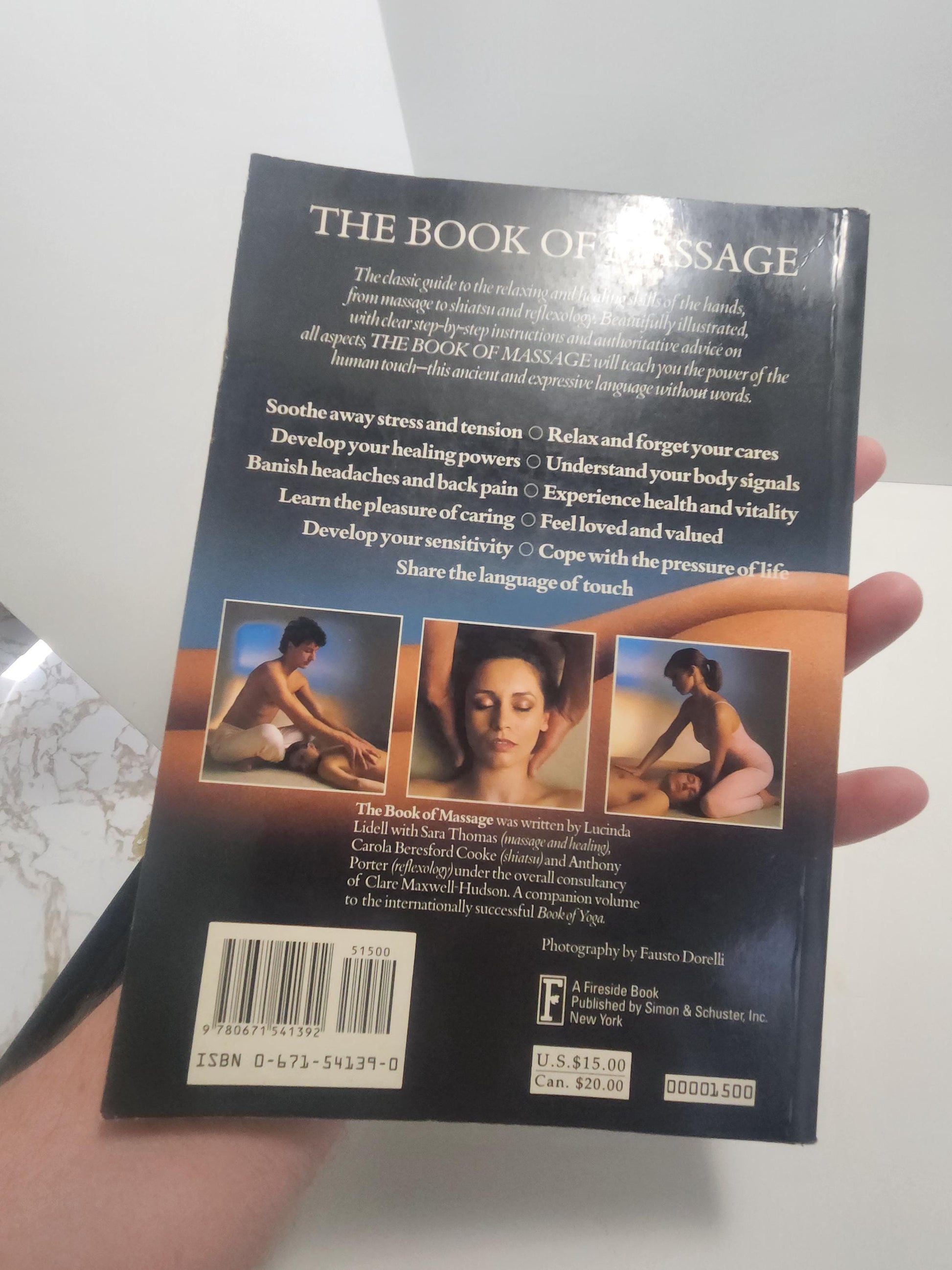 The Book Of Massage Step By Step Guide - Massage - Educational Books - Health & Fitness - Massage Books - Vintage Book - Couples Gifts