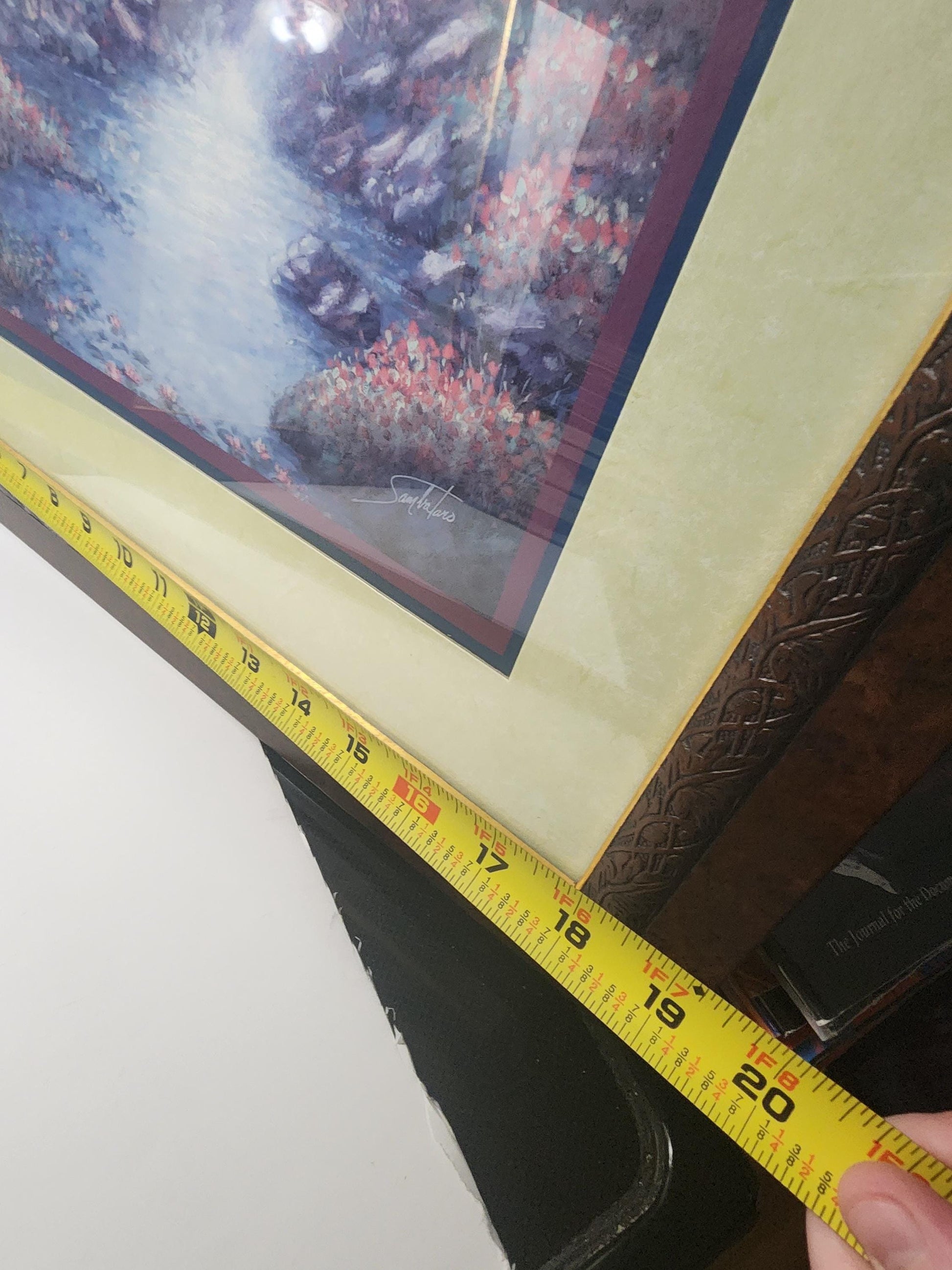 Sambataro Paintings Vintage LOT Of 2 Secluded Cabin Portrait - Decor - Wall Decor - Framed Pictures - Paintings - Sambataro