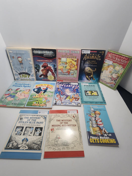 Children's Book LOT Of 12 - Books - Children's Books - Kids Books - Scholastic - The Nutcracker - Bioncle - Fart Powder