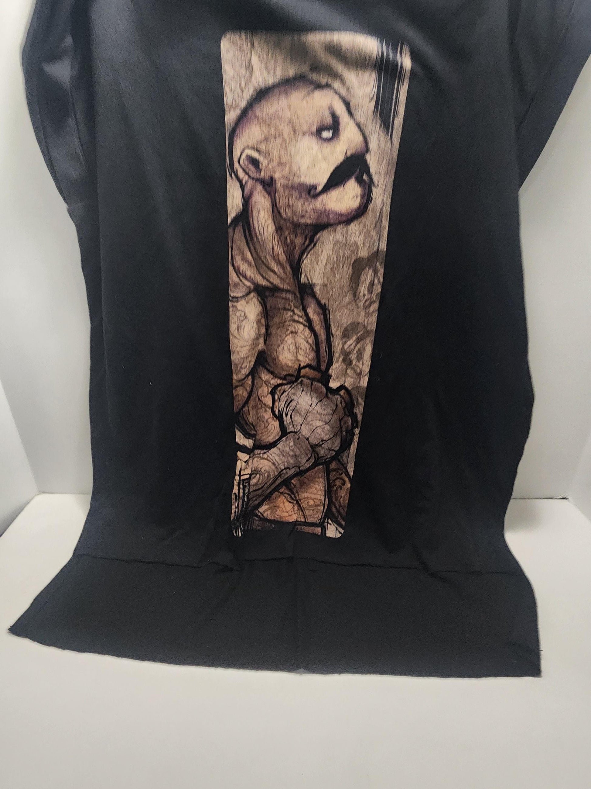 Pugilist Multicolor On Heather Black Triblend Womens Dolman T Shirt Size Sm - Pugilist - Pugilist T Shirt - Gift For Women