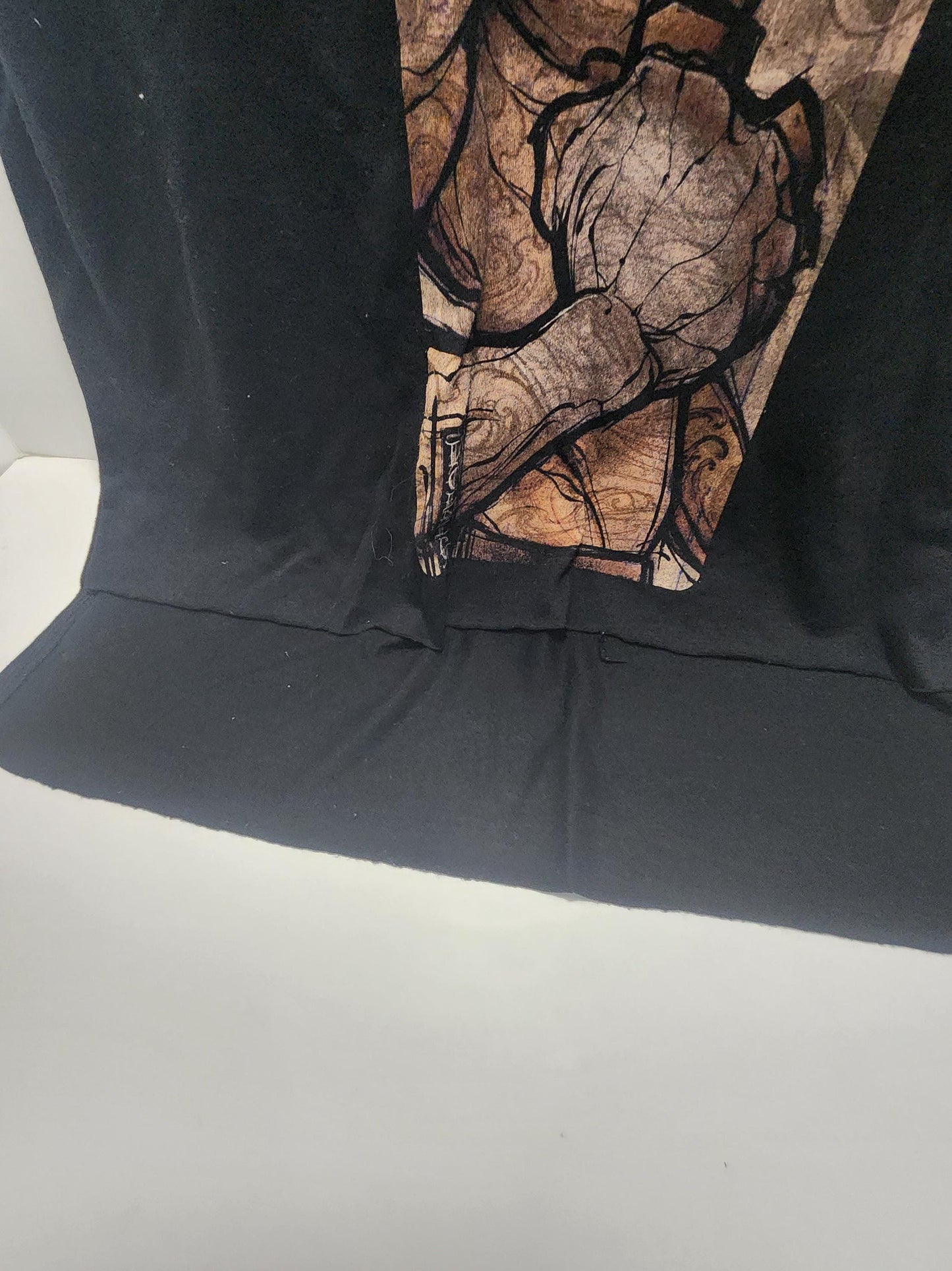 Pugilist Multicolor On Heather Black Triblend Womens Dolman T Shirt Size Sm - Pugilist - Pugilist T Shirt - Gift For Women