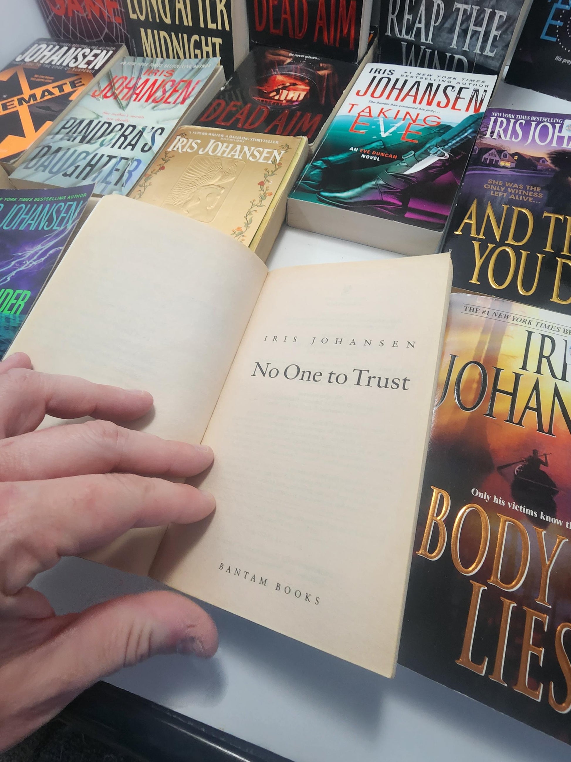 Iris Johansen Book LOT Of Over 15 Paperback Books - Paperback Books - Books - Book Series - Iris Johansen - Vintage Books - Book Series