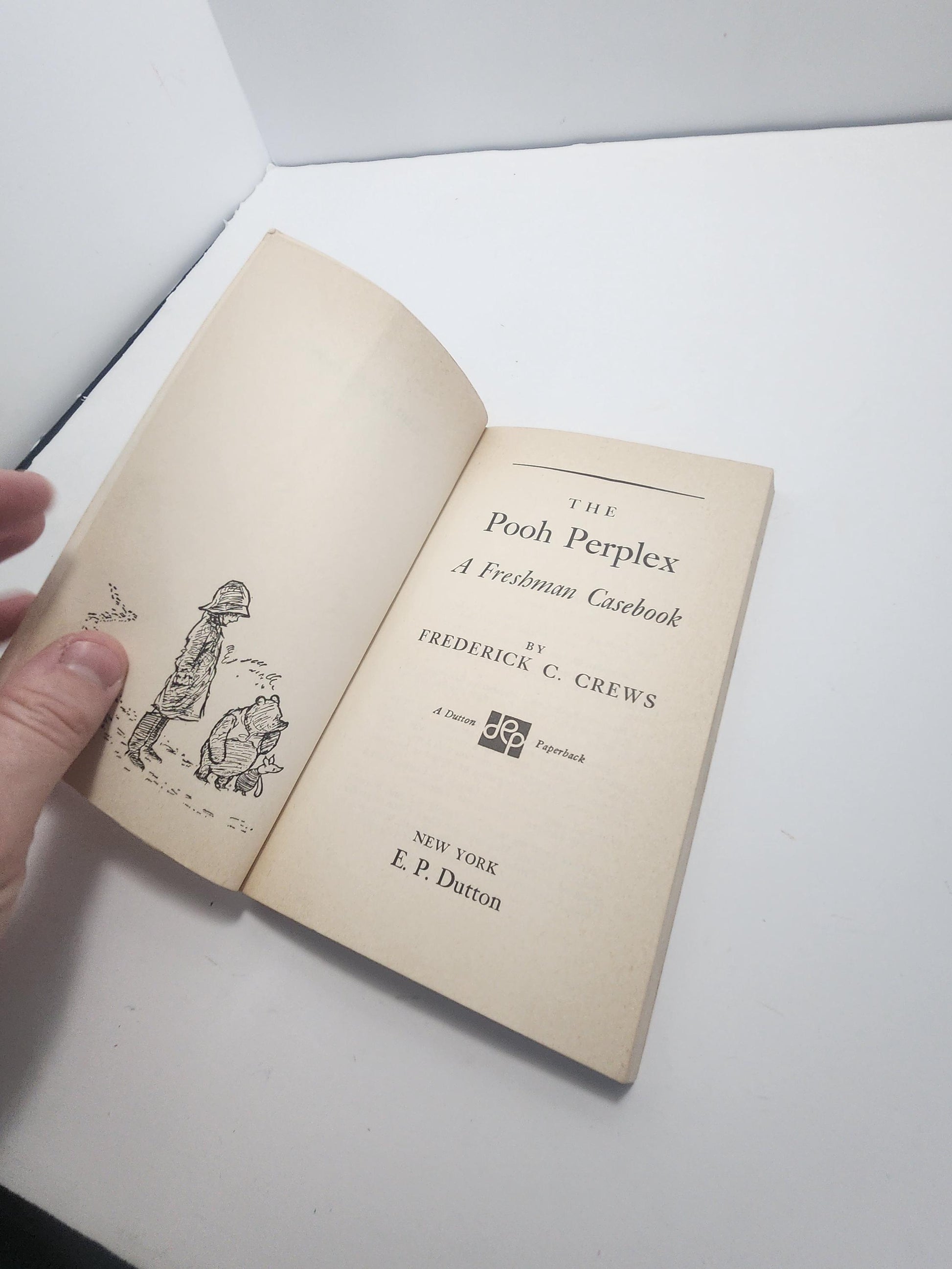 The Pooh Perplex: A Freshman Casebook by Frederick C. Crews - Winnie The Pooh - 1980's - Vintage Books - Paperback Books - The Pooh Perplex