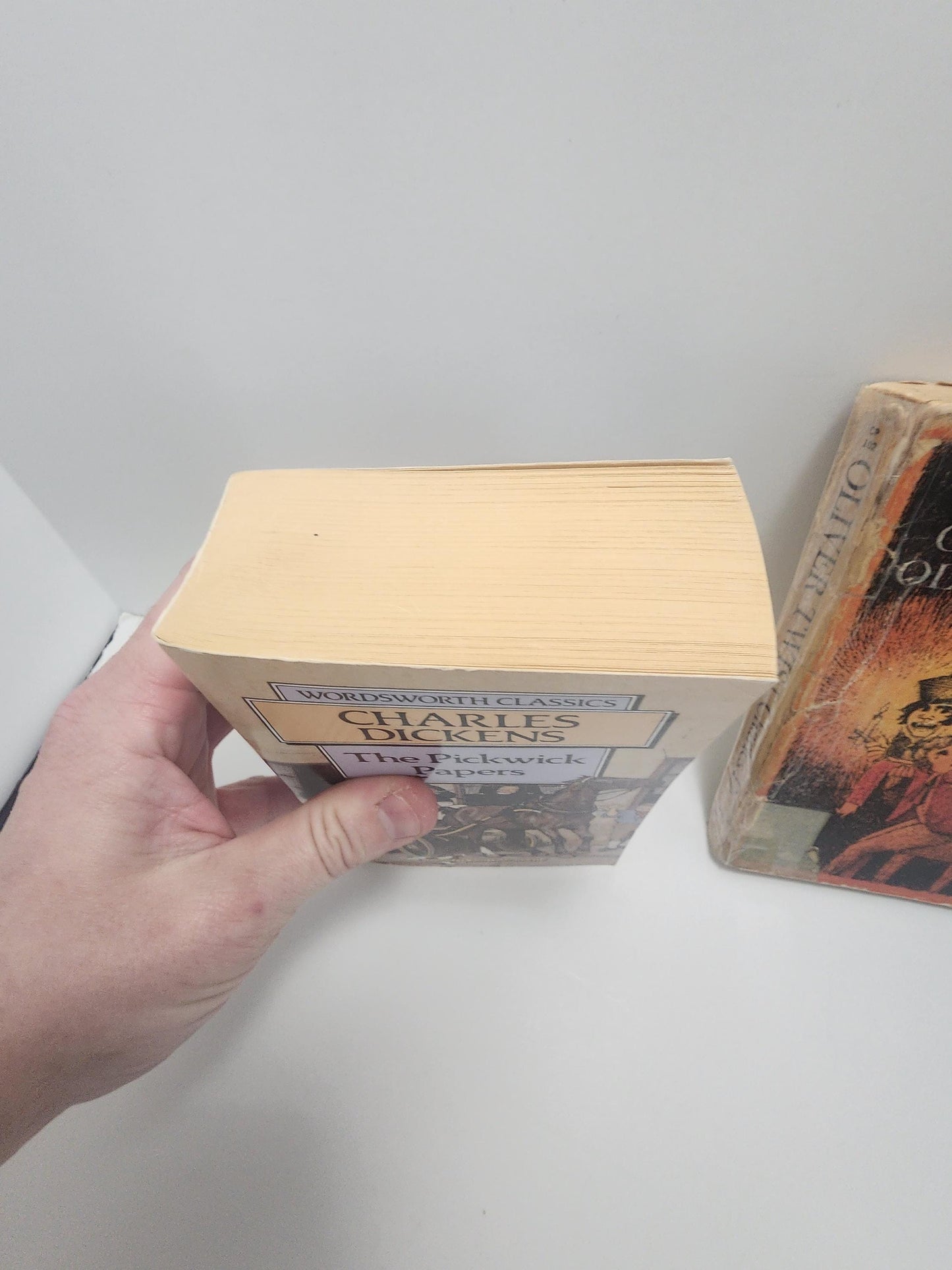 Charles Dickens Book LOT Of 2 1980's 1990's - Paperback Books - Charles Dickens - The Pickwick Papers - Oliver Twist