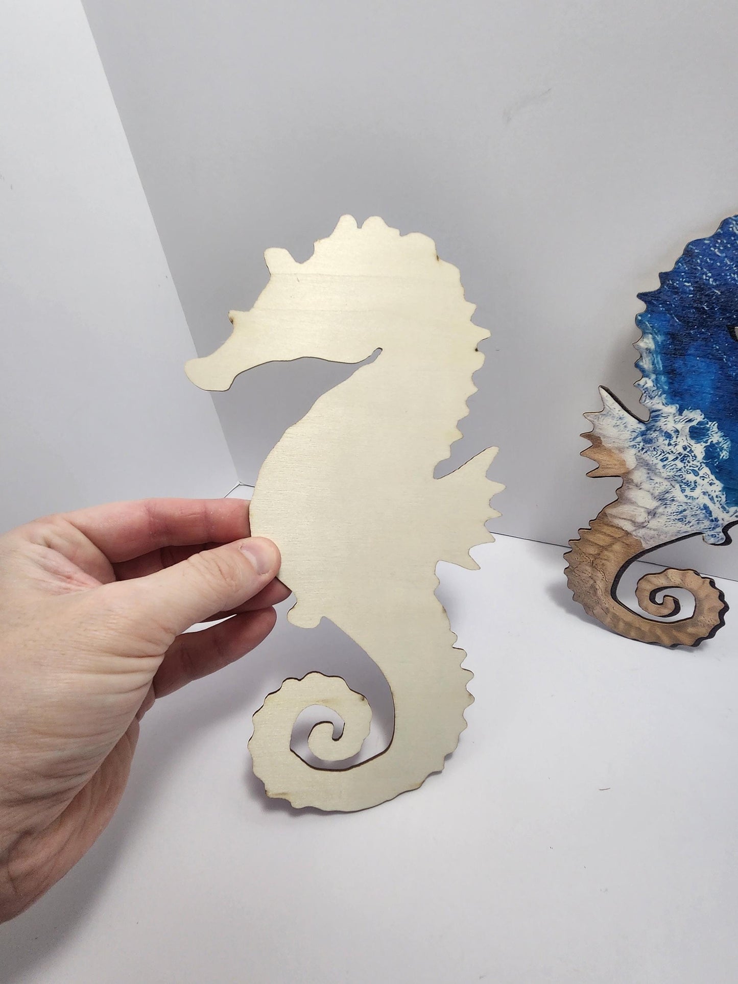 Seahorse Wall Decor Wooden Cut Outs 3 Piece SET - Sea Horse - Seahorse - Ocean Decor - Wall Hangings - Wall Decor - Wildlife - Marine Life