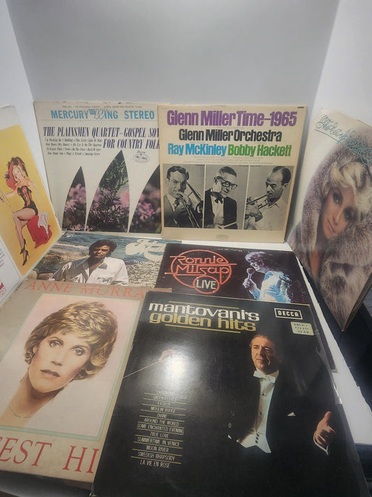 Vinyl LP Records 1970s To 1980s Mixed LOT - Vinyl - Vinyl Records - Vinyl LP Records - Music - Glenn Miller - Mantovani - Ronnie Milsap