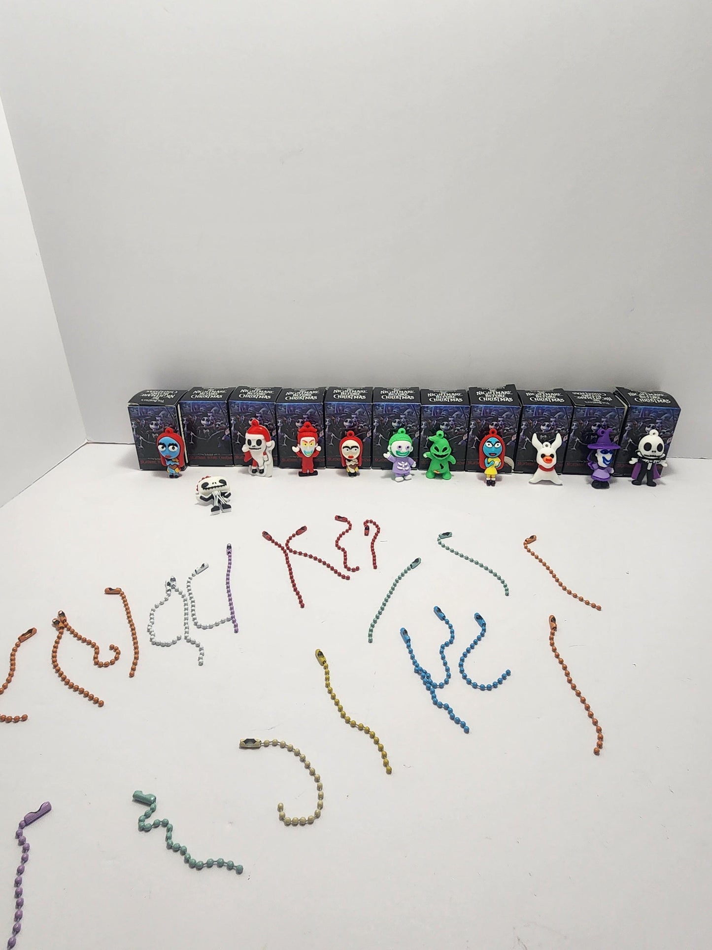 Disney's The Nightmare Before Christmas Figures With Keychains - Jack Skellington - The Nightmare Before Christmas - Halloween - Disney Tiys