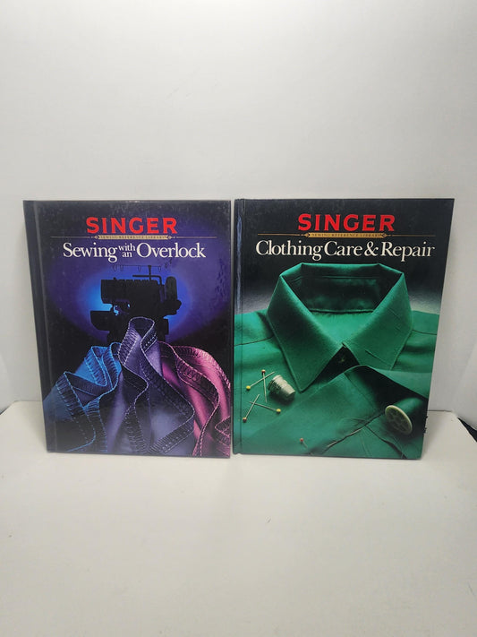 1989 Singer Sewing Books LOT Of 2 - Sewing - Quilting - Sewing Books - Educational Books - Learning Books - Singer - Singer Books - School