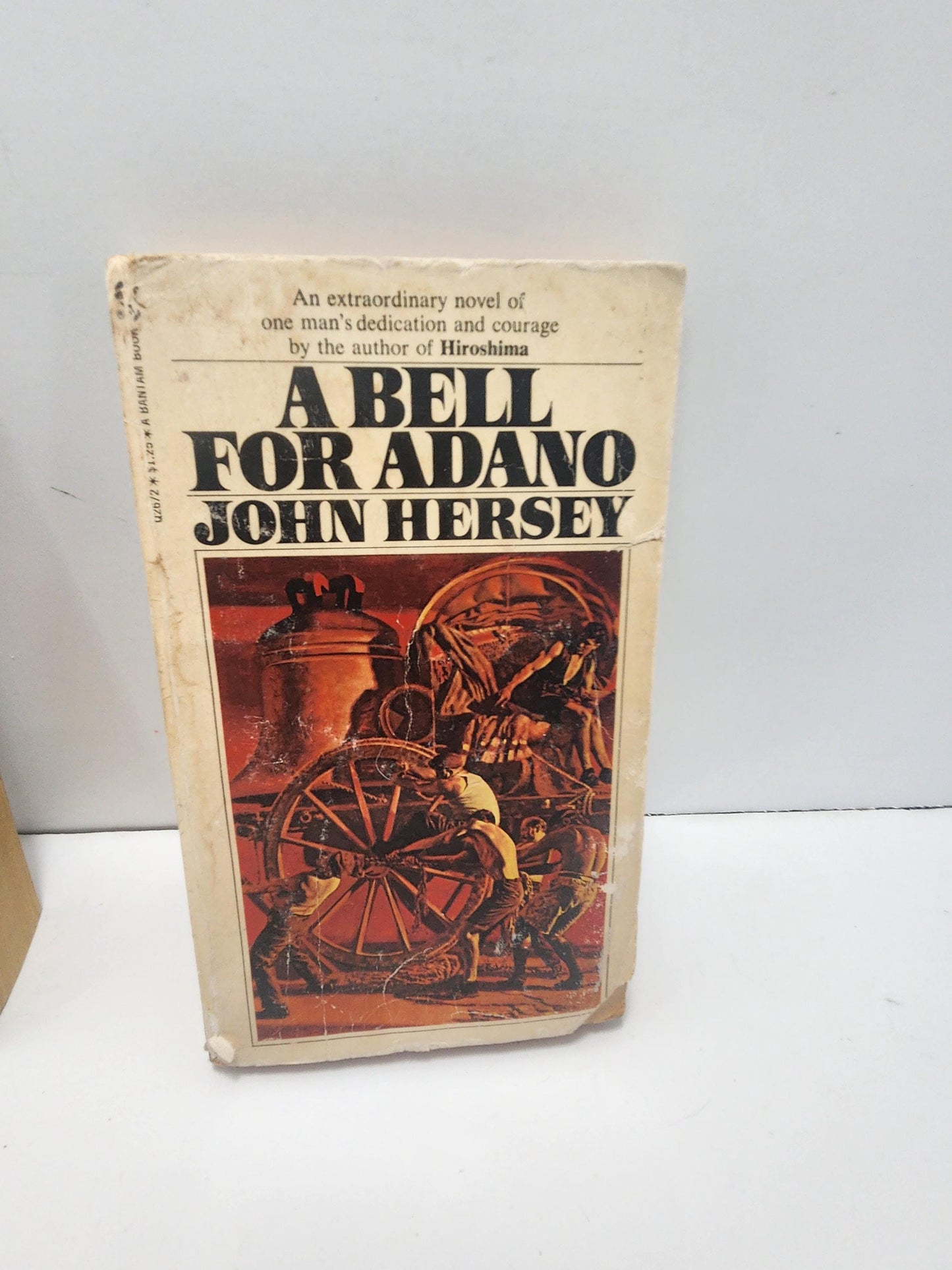 John Hersey 1980's Paperback Books LOT Of 2 - Paperback Books - John Hersey Books - The Wall - A Bell For Adano - Vintage Books - 1980's