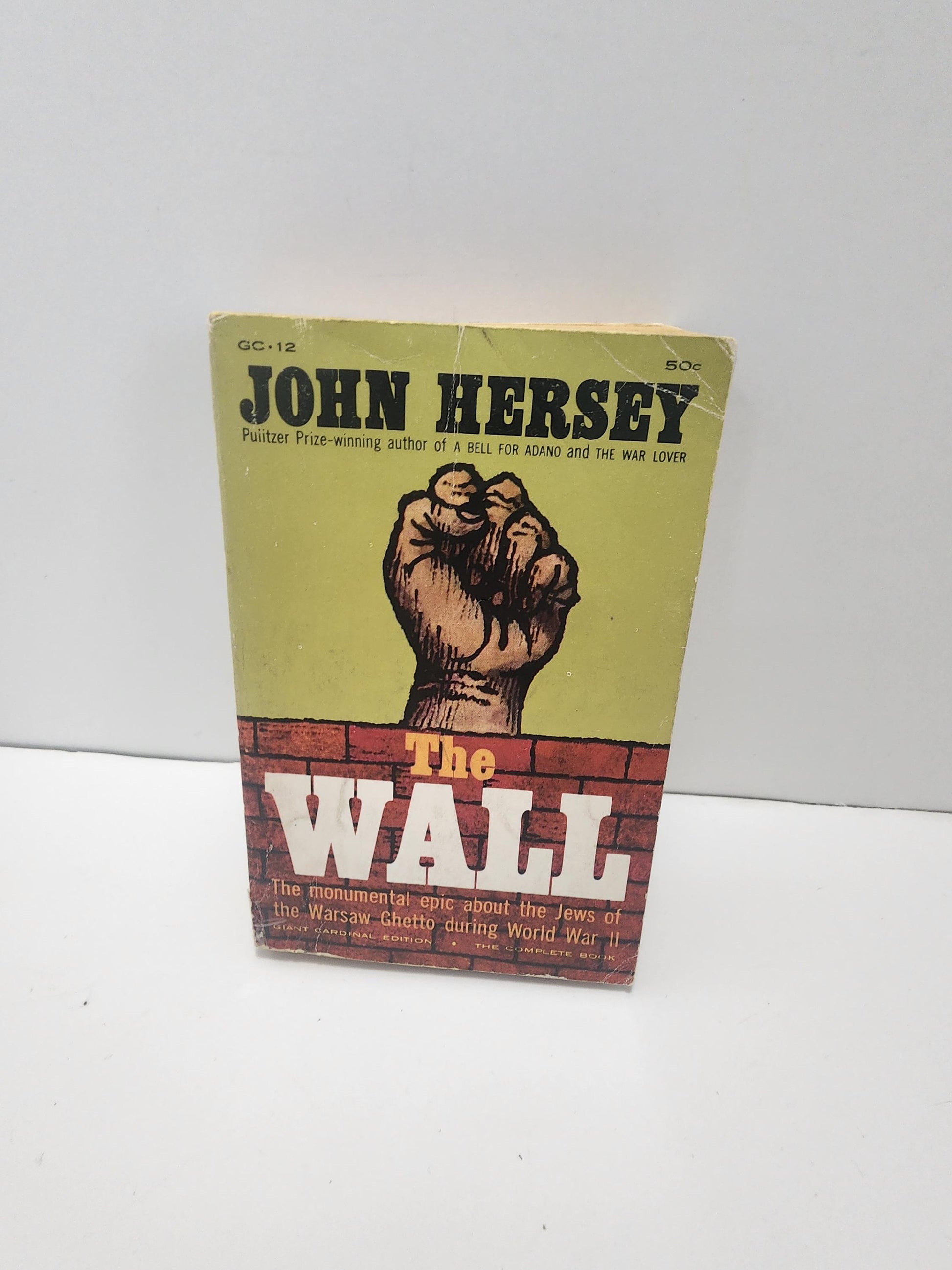 John Hersey 1980's Paperback Books LOT Of 2 - Paperback Books - John Hersey Books - The Wall - A Bell For Adano - Vintage Books - 1980's