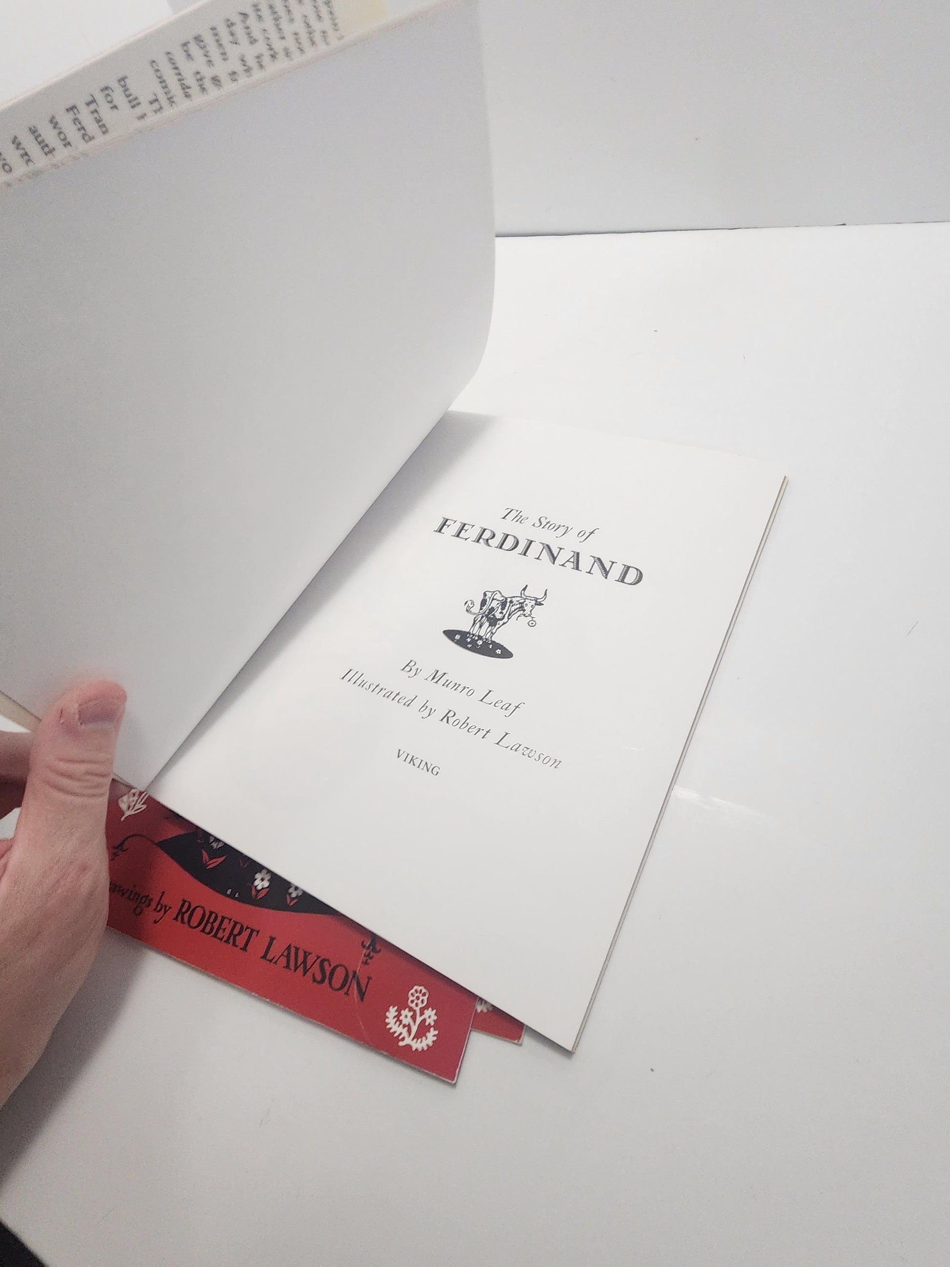 Ferdinand The Bull Vintage Children's Book - The Story Of Ferdinand - Children's Books - Vintage Books - Ferdinand - Ferdinand The Bull