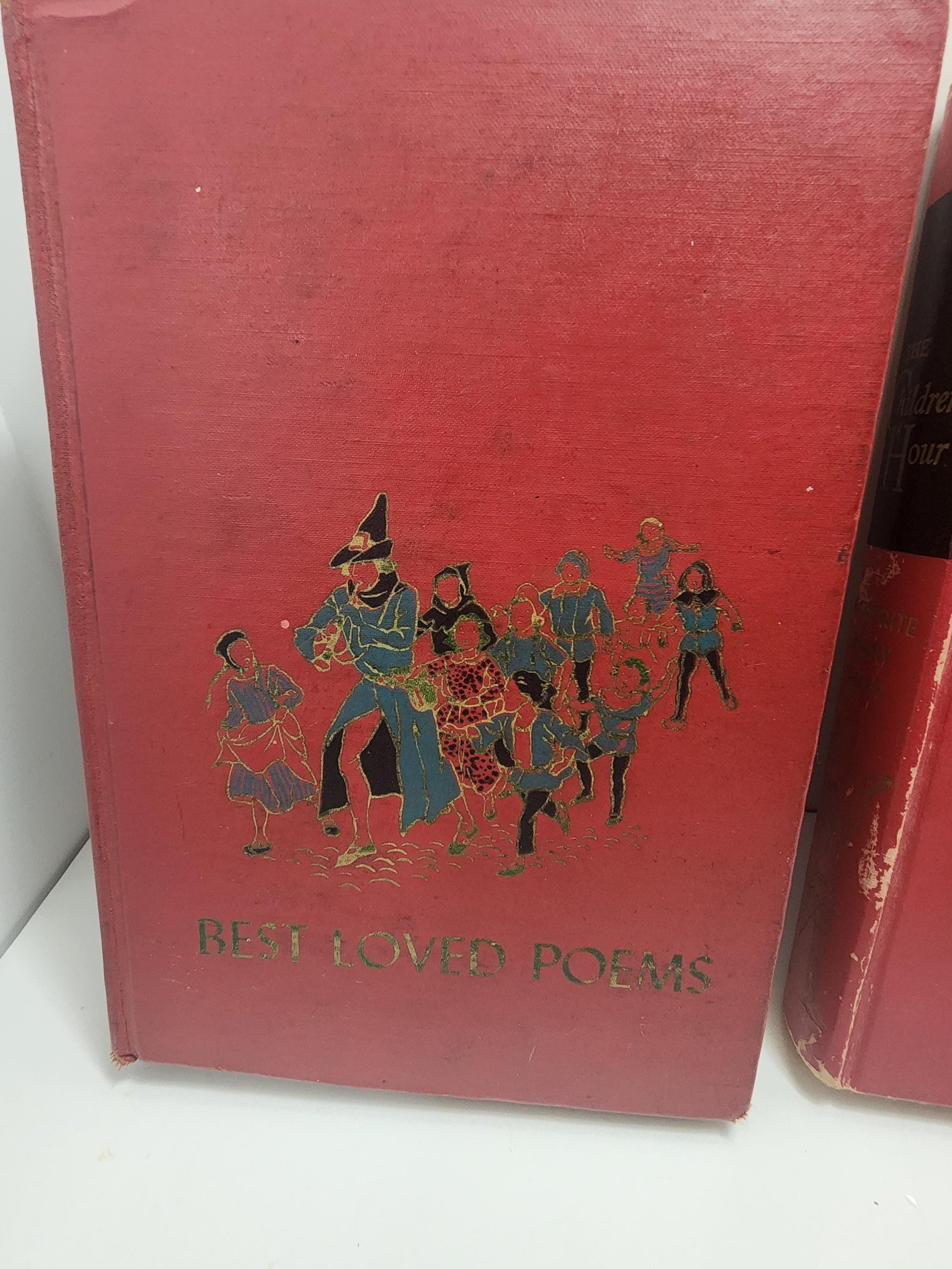 1953 The Children's Hour Fairytales Poems Myths and Legends Book LOT Of 3 - The Children's Hour - 1950s - Antique Books - Fairytales - Myths