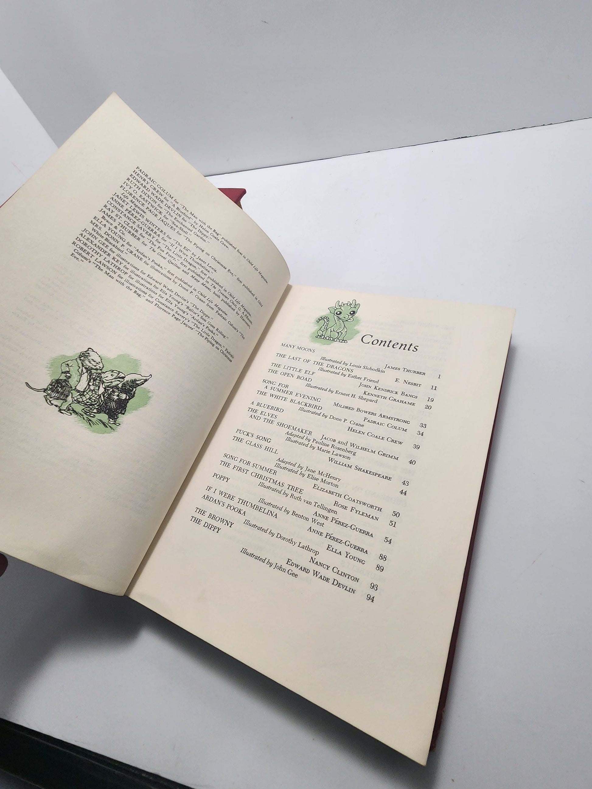 1953 The Children's Hour Fairytales Poems Myths and Legends Book LOT Of 3 - The Children's Hour - 1950s - Antique Books - Fairytales - Myths