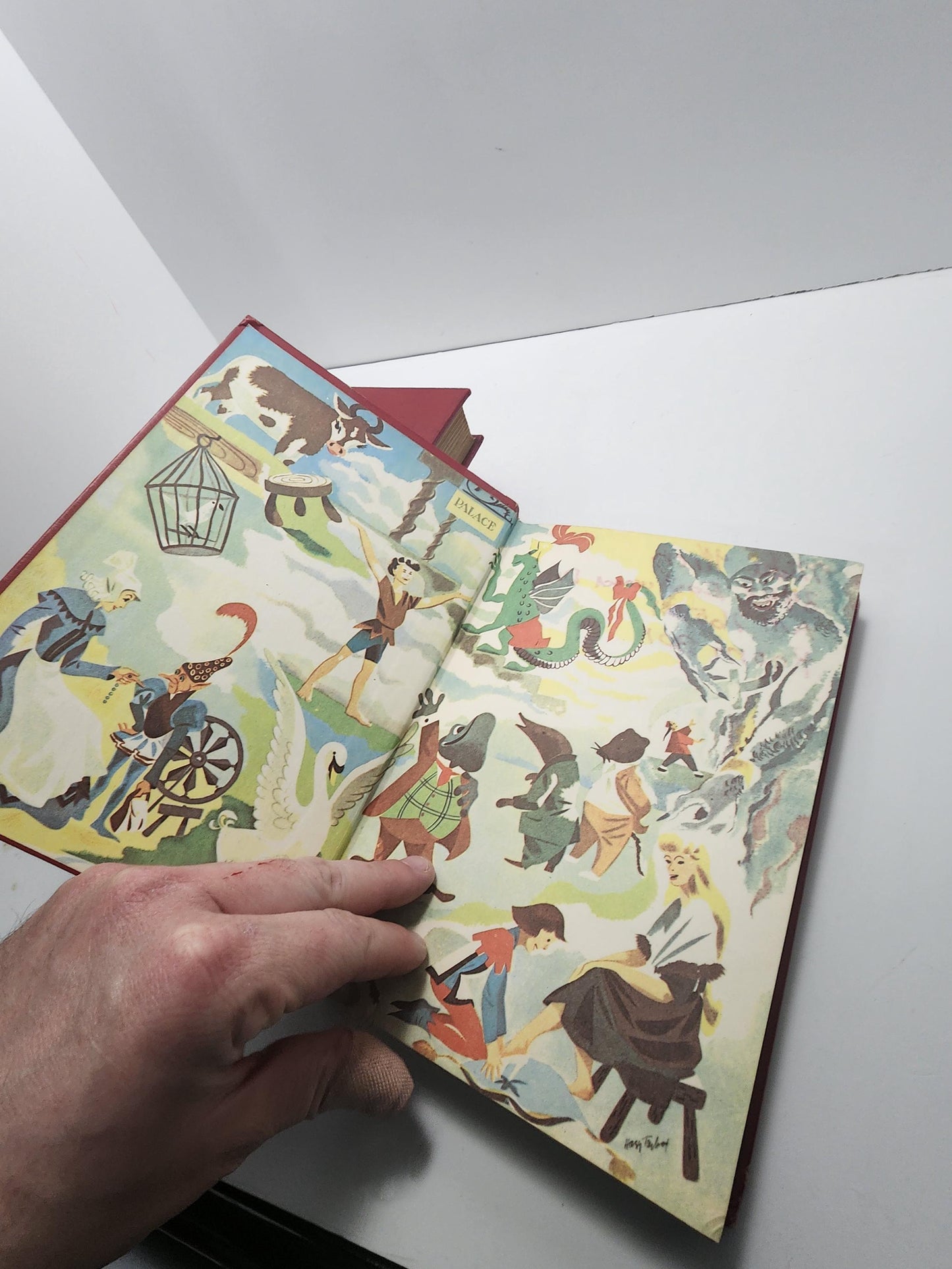 1953 The Children's Hour Fairytales Poems Myths and Legends Book LOT Of 3 - The Children's Hour - 1950s - Antique Books - Fairytales - Myths