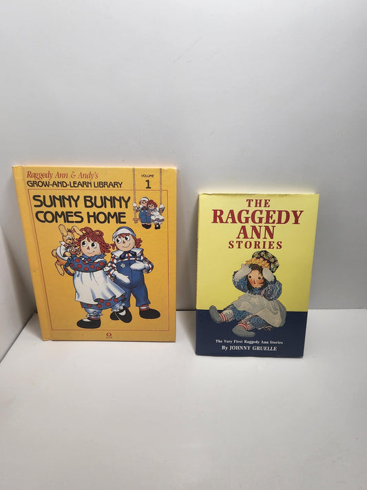 Raggady Ann & Andy Vintage 1980s Books LOT Of 2 - Books - Vintage Books - Children's Books - Raggady - Raggady Ann and Andy