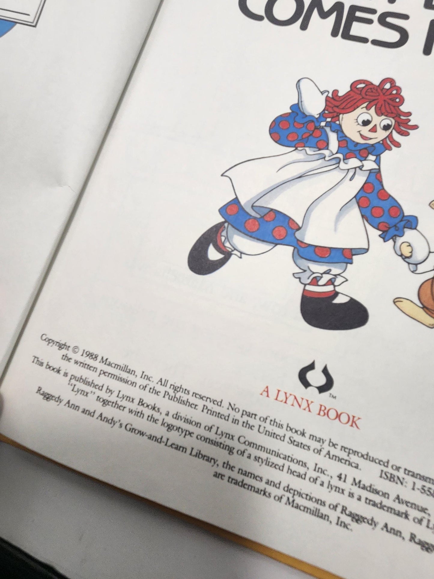 Raggady Ann & Andy Vintage 1980s Books LOT Of 2 - Books - Vintage Books - Children's Books - Raggady - Raggady Ann and Andy