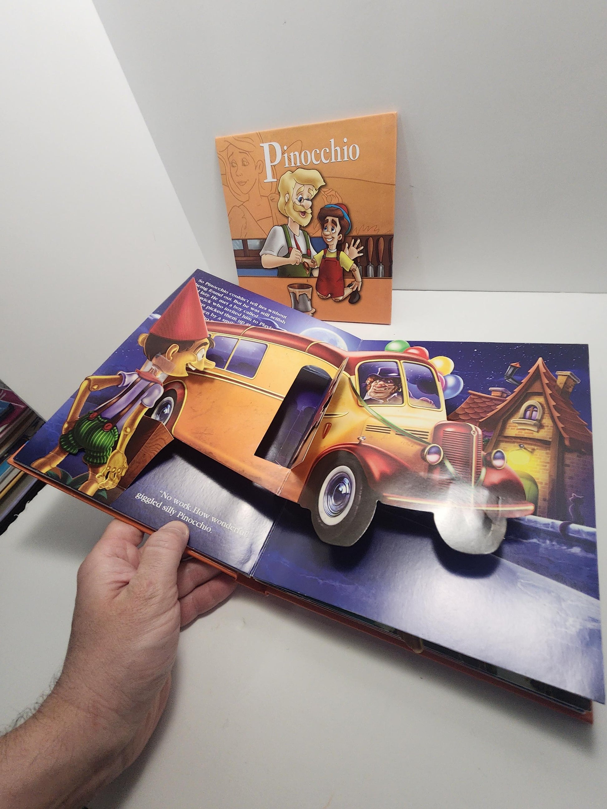 Pinocchio Vintage Pop Up And Fairytale Books LOT Of 2 - Pinocchio - Pop Up Books - Children's Books - Books - Kids Books - Fairy Tale