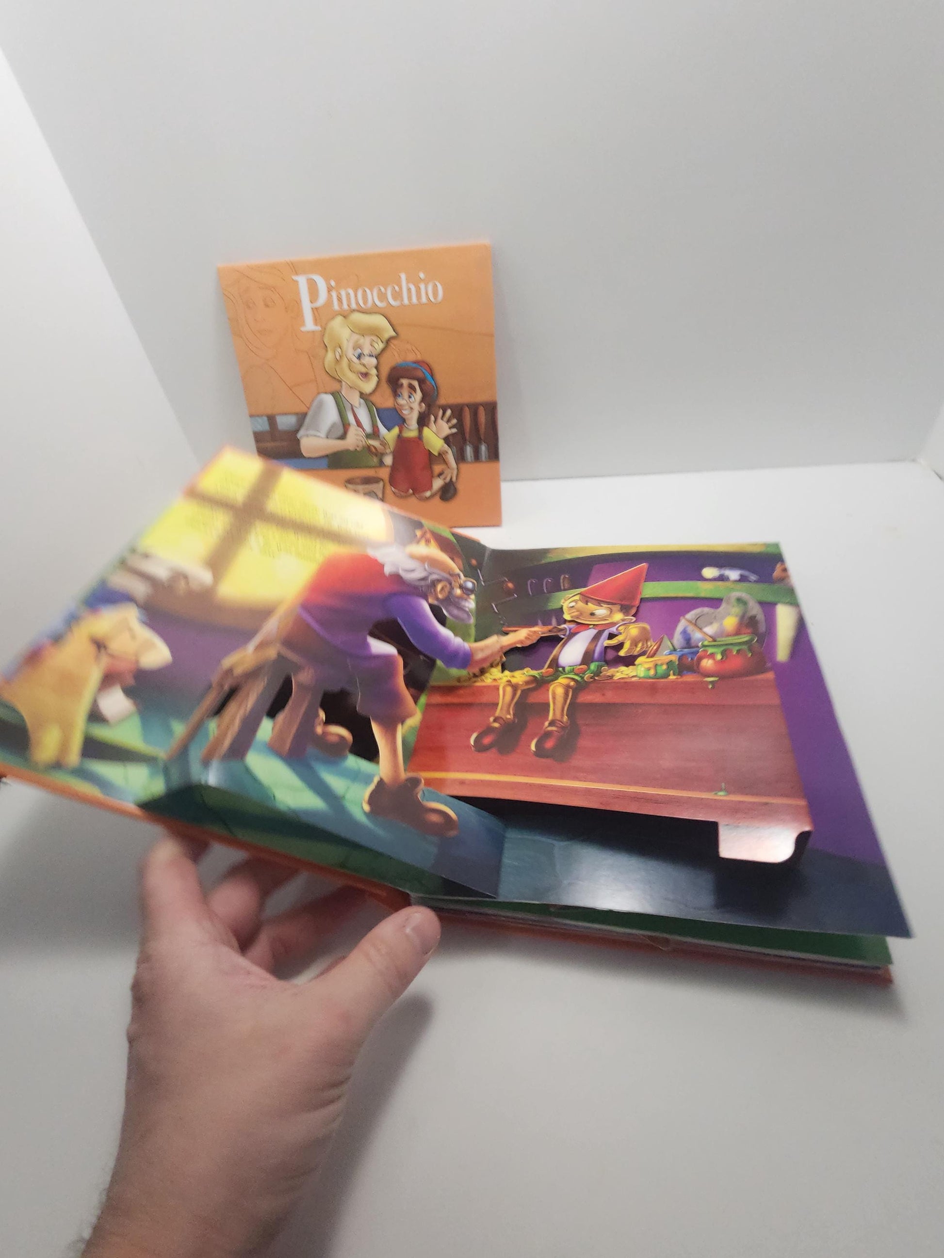 Pinocchio Vintage Pop Up And Fairytale Books LOT Of 2 - Pinocchio - Pop Up Books - Children's Books - Books - Kids Books - Fairy Tale