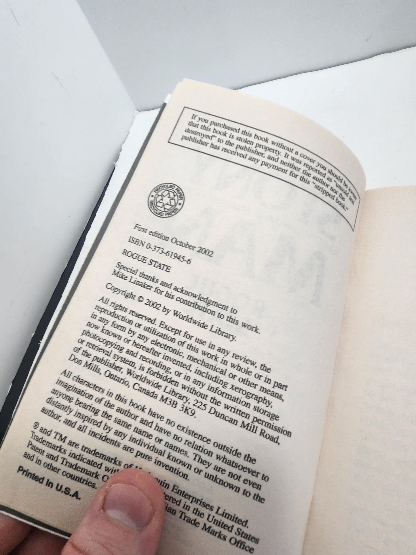 2002 Stony Man By Don Pendleton LOT Of 2 Vintage Paperback Books - Paperback Books - Stony Man - Don Pendleton - Stony Man Books