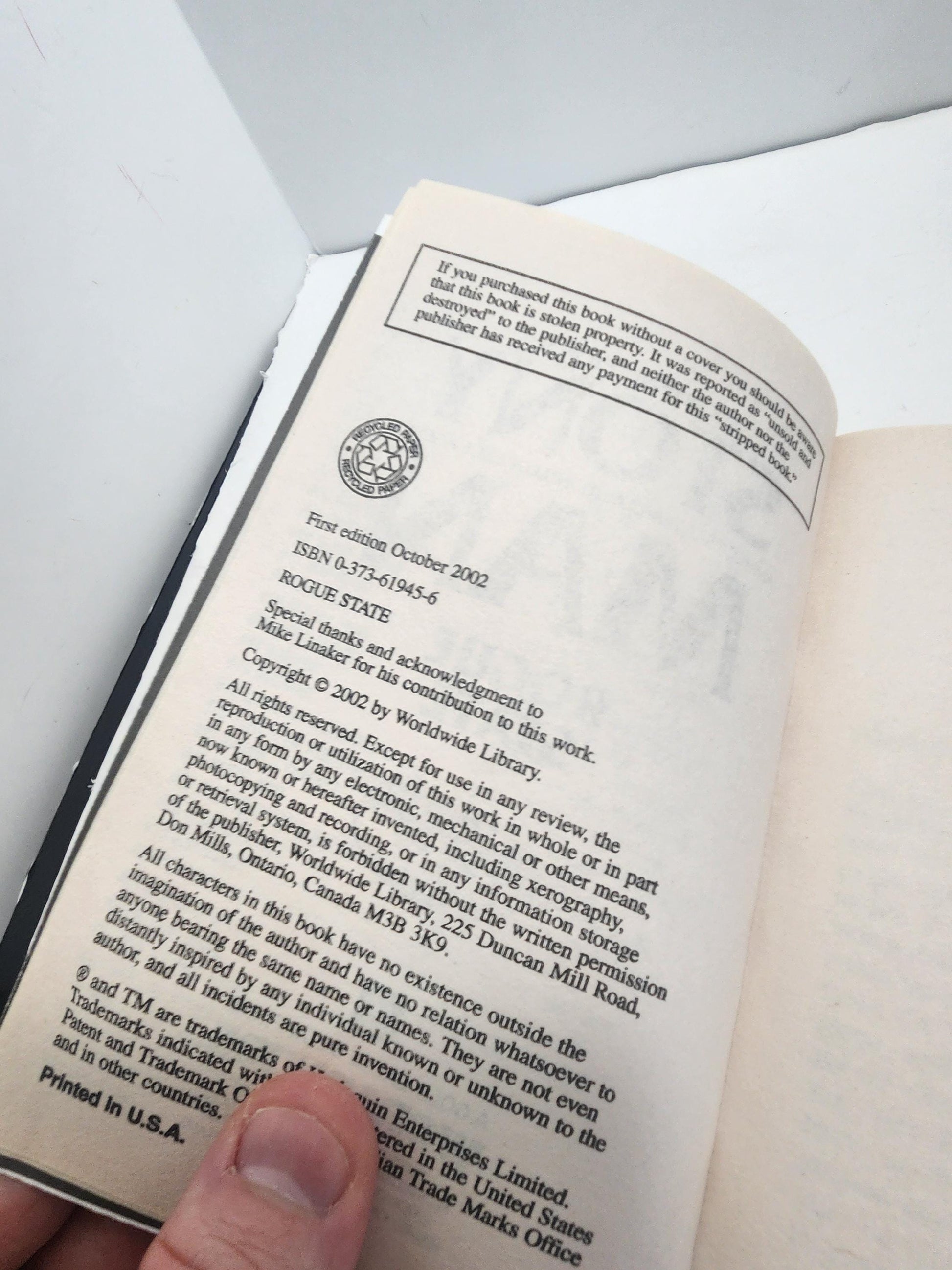 2002 Stony Man By Don Pendleton LOT Of 2 Vintage Paperback Books - Paperback Books - Stony Man - Don Pendleton - Stony Man Books