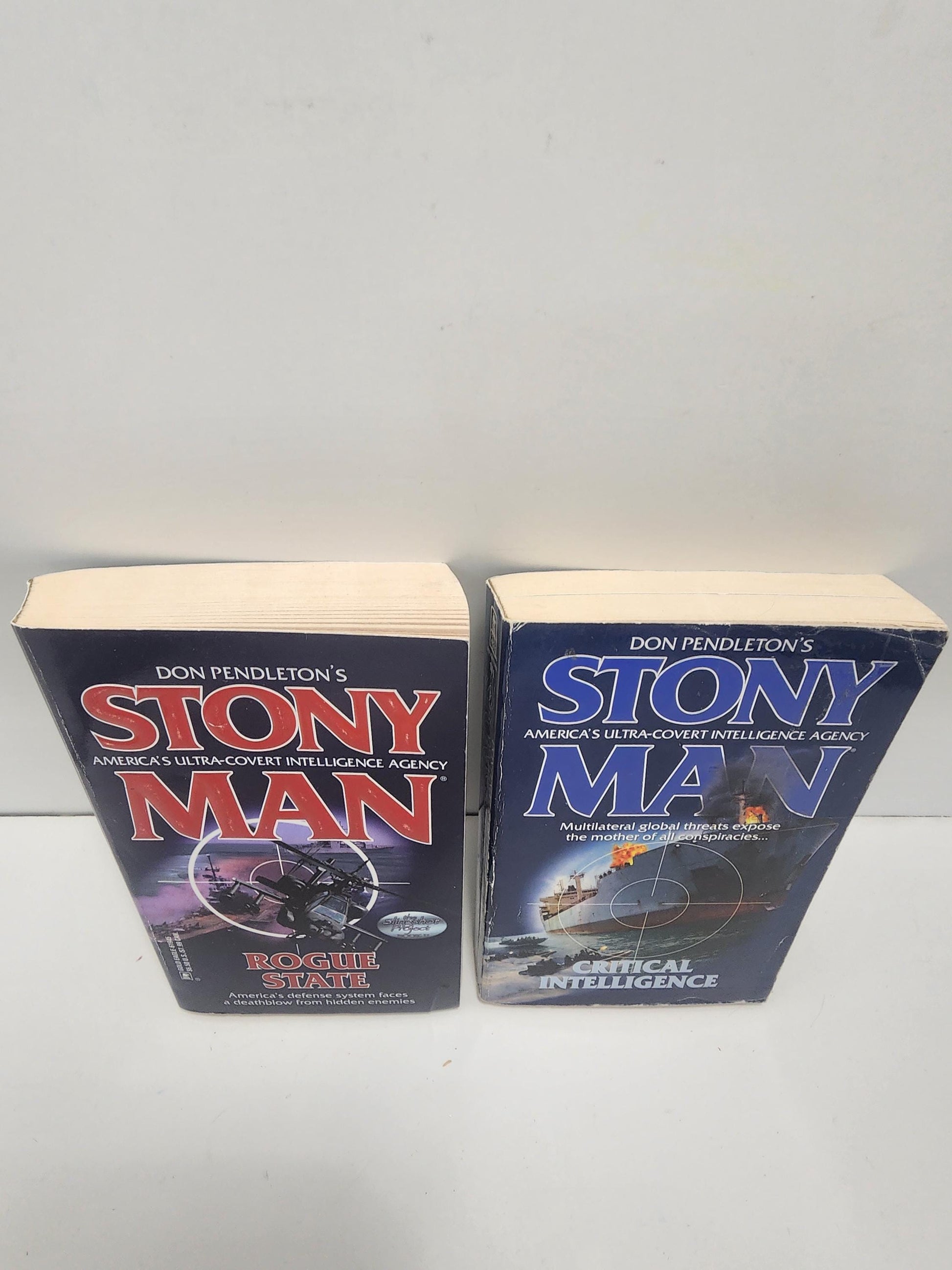 2002 Stony Man By Don Pendleton LOT Of 2 Vintage Paperback Books - Paperback Books - Stony Man - Don Pendleton - Stony Man Books