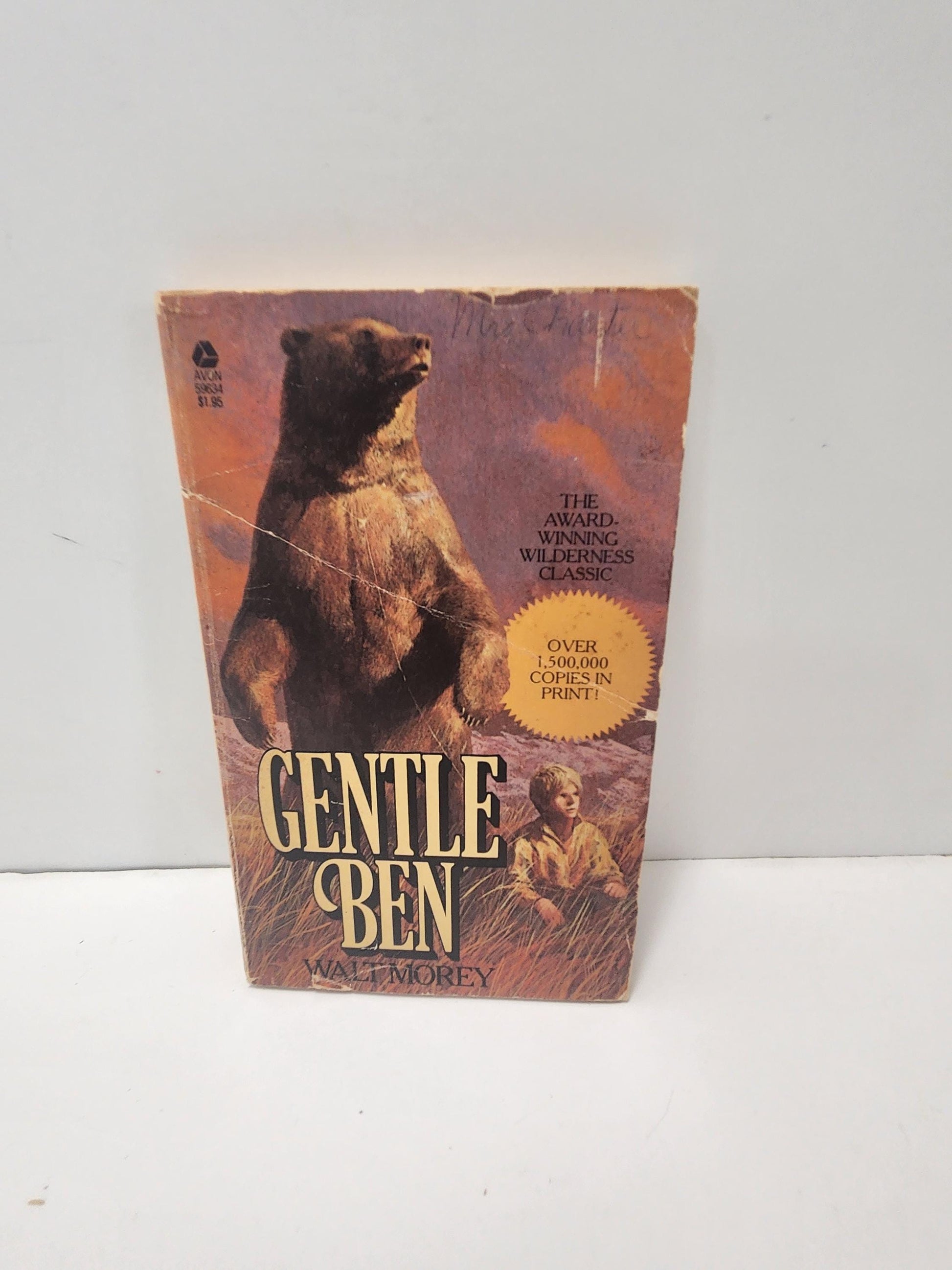 1965 Gentle Ben By Walt Morey - Walt Morey - Walt Morey Books - 1960's - Vintage Books - Paperbafk Books - Gentle Ben - Gentle Ben Book