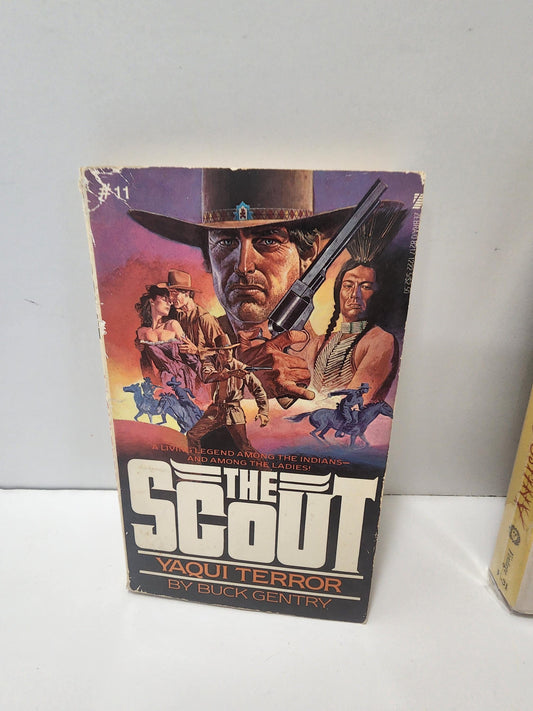 The Scout 1983 By Buck Gentry Paperback Book - Books - Vintage Books - Paperback Books - The Scout - The Scout Book - Westerns - Buck Gentry