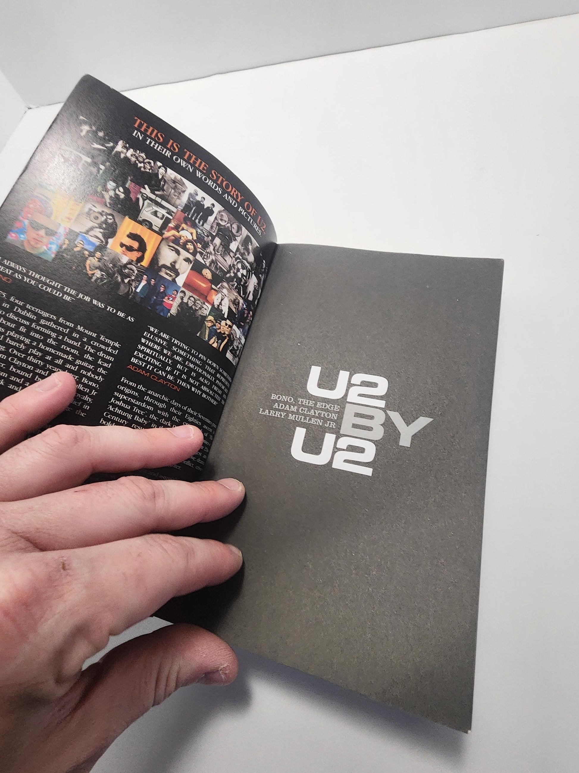 U2 By U2 Vintage Oversized Book - Music - Music Books - U2 - U2 Book - U2 By U2 - Vintage Books