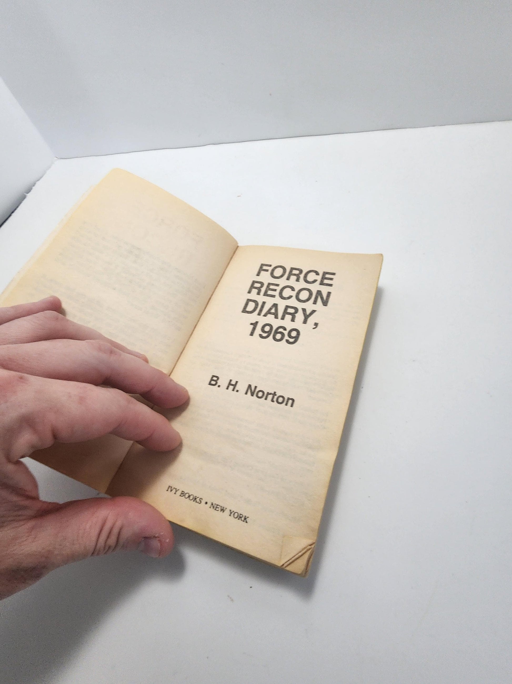 Force Recon Diary, 1969" by Bruce H. Norton - Vietnam - Vietnam War - War - War Books - Force Recon - Diary - War Diaries - Bruce Norton