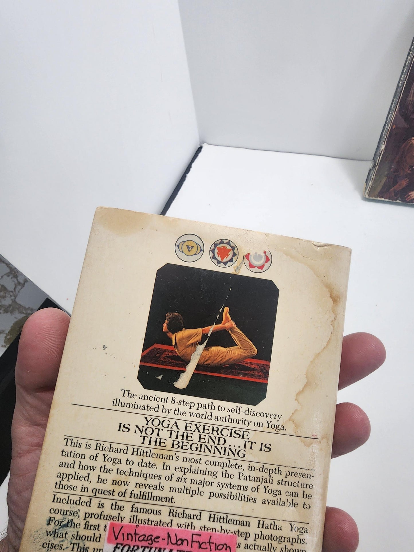 1982 Yoga: The 8 Steps to Health and Peace" by Richard Hittleman - Yoga - Health And Fitness - Yoga Books - Health - Vintage Books