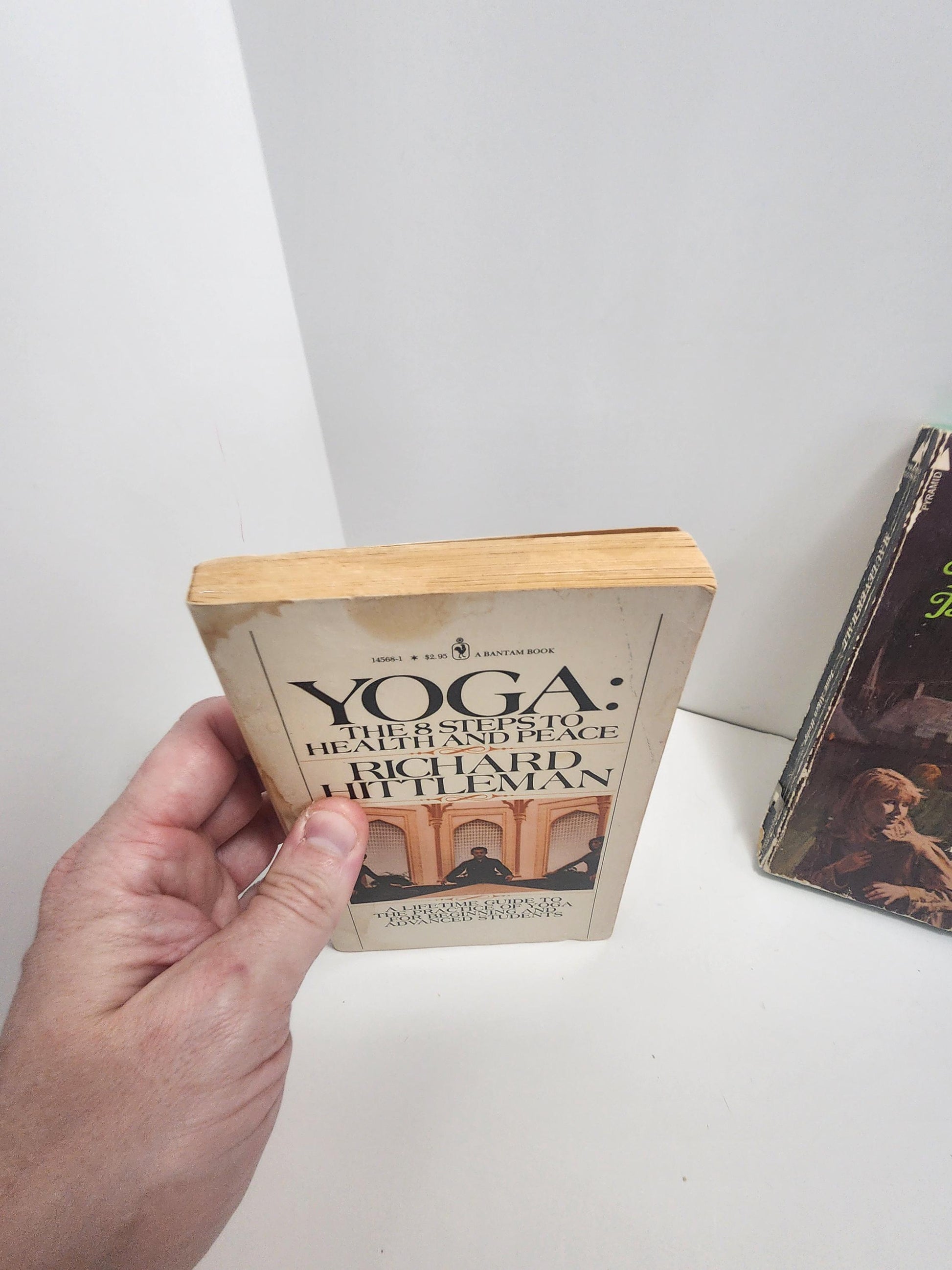 1982 Yoga: The 8 Steps to Health and Peace" by Richard Hittleman - Yoga - Health And Fitness - Yoga Books - Health - Vintage Books