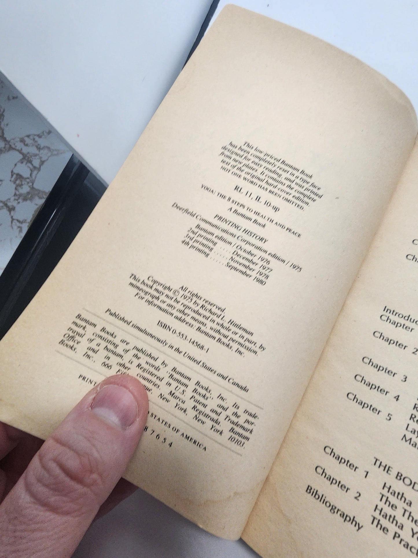 1982 Yoga: The 8 Steps to Health and Peace" by Richard Hittleman - Yoga - Health And Fitness - Yoga Books - Health - Vintage Books