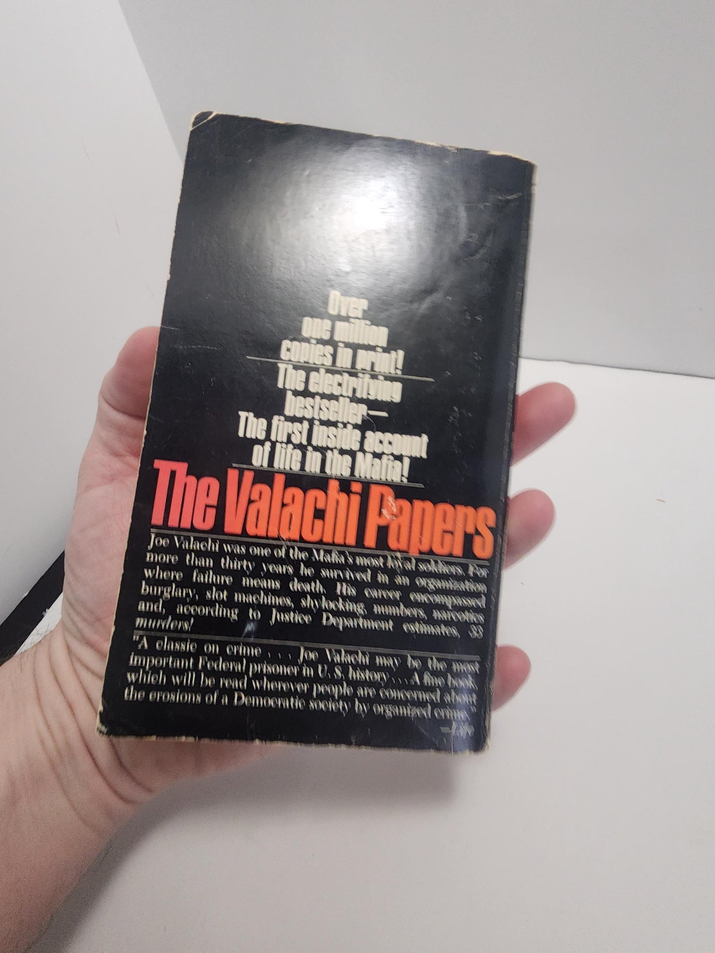 1968 The Valachi Papers By Peter Maas - Peter Maas - Peter Maas Books - 1960's - 1960's Books - Vintage Books - The Valachi Papers - Valachi