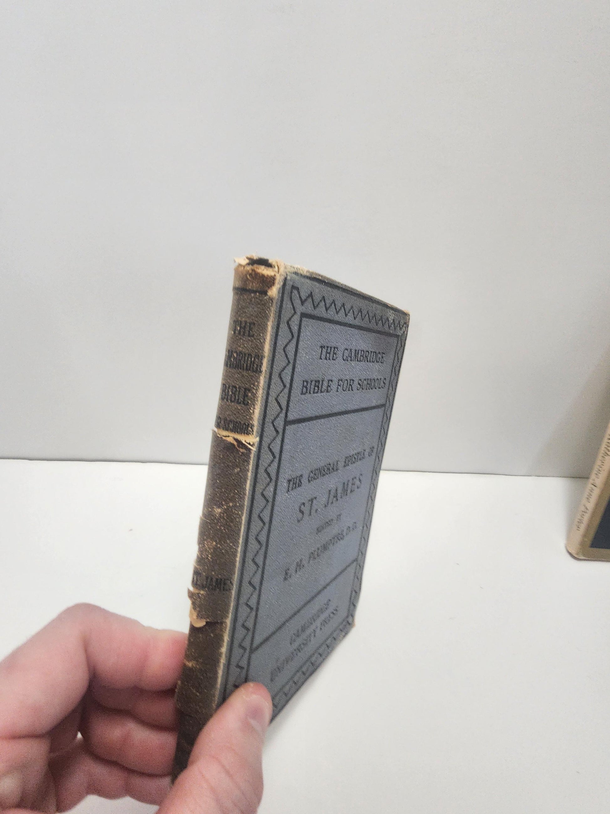 1878 Antique The General Epistle Of St James E H Plumptre - Religious Books - Religion - St James - Antiques - Antique Books - General Epist
