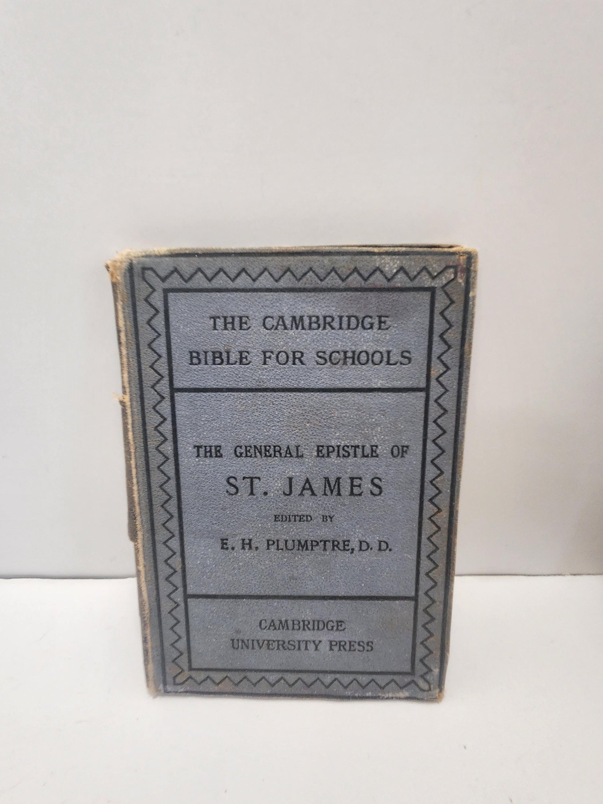 1878 Antique The General Epistle Of St James E H Plumptre - Religious Books - Religion - St James - Antiques - Antique Books - General Epist