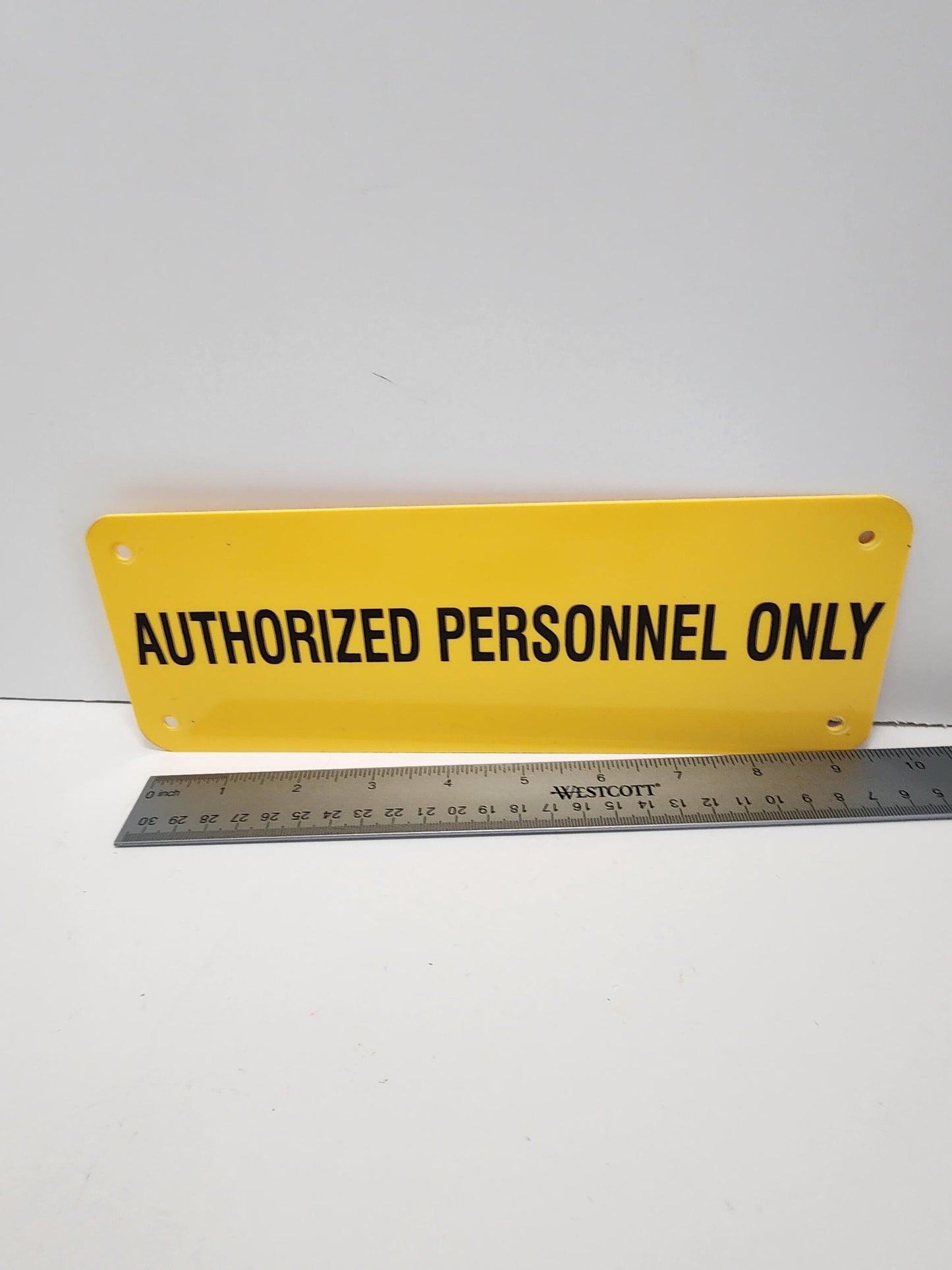 Authorized Personnel Only Yellow Sign - Signs - Authorized - Autorized Personnel - Bedroom Decor - Decor - Work - Office
