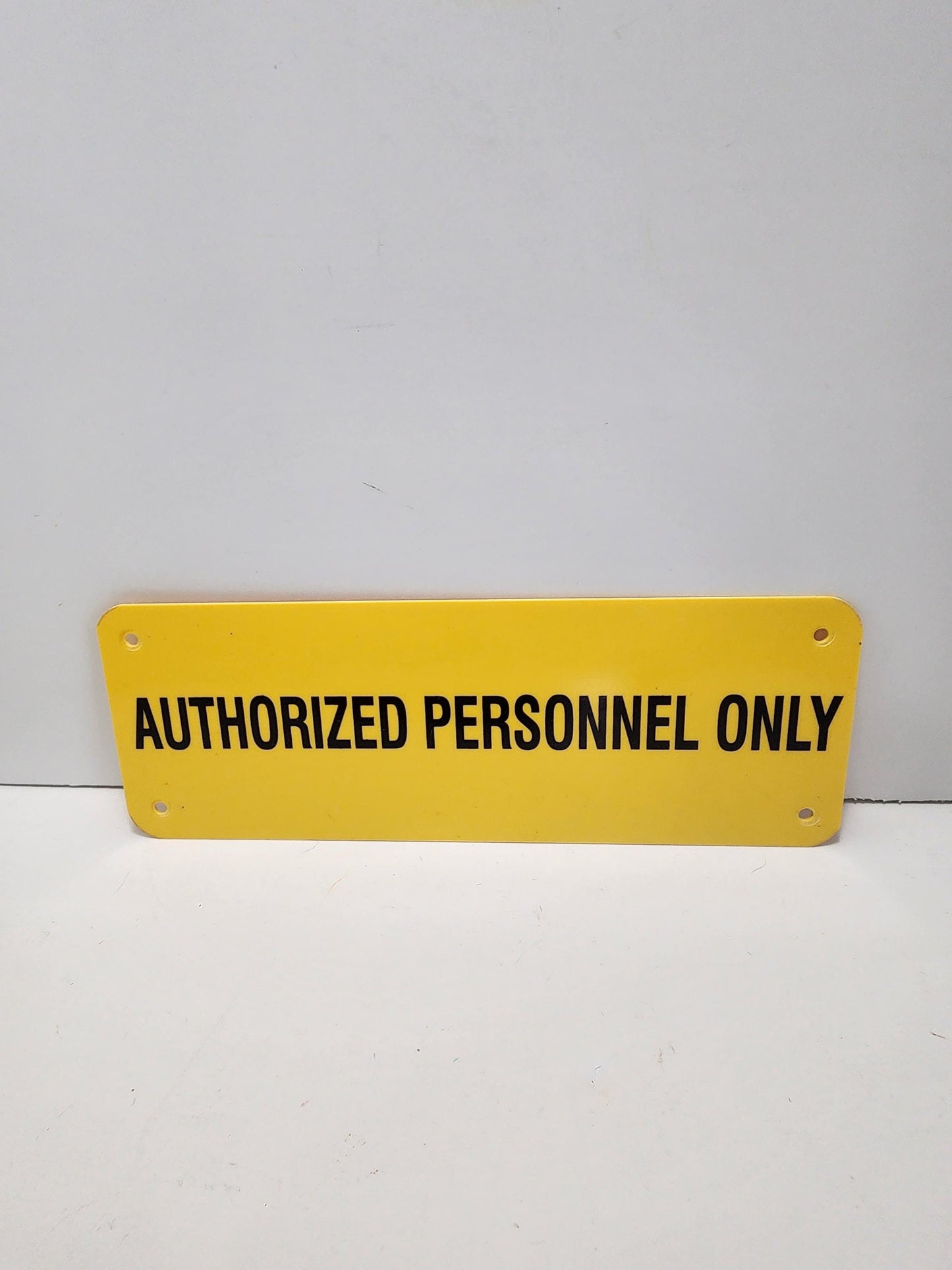Authorized Personnel Only Yellow Sign - Signs - Authorized - Autorized Personnel - Bedroom Decor - Decor - Work - Office
