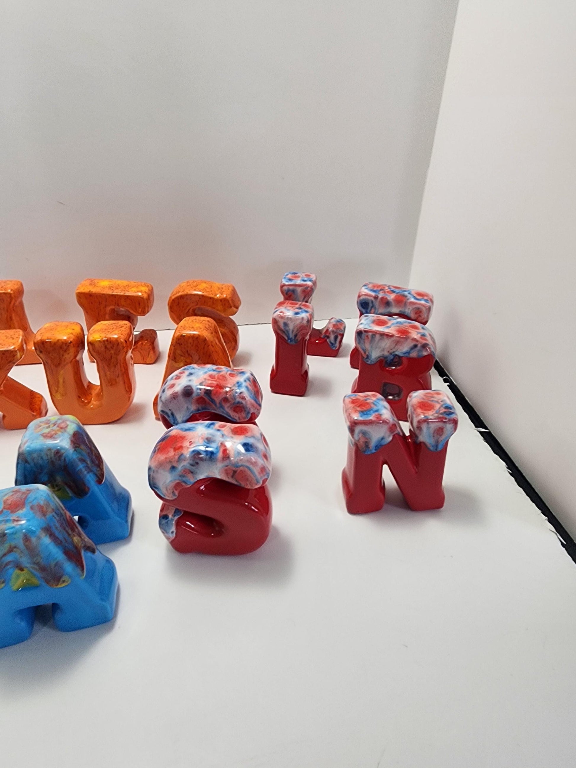 Ceramic Letters - Decor - Art - Birthdays - Letters