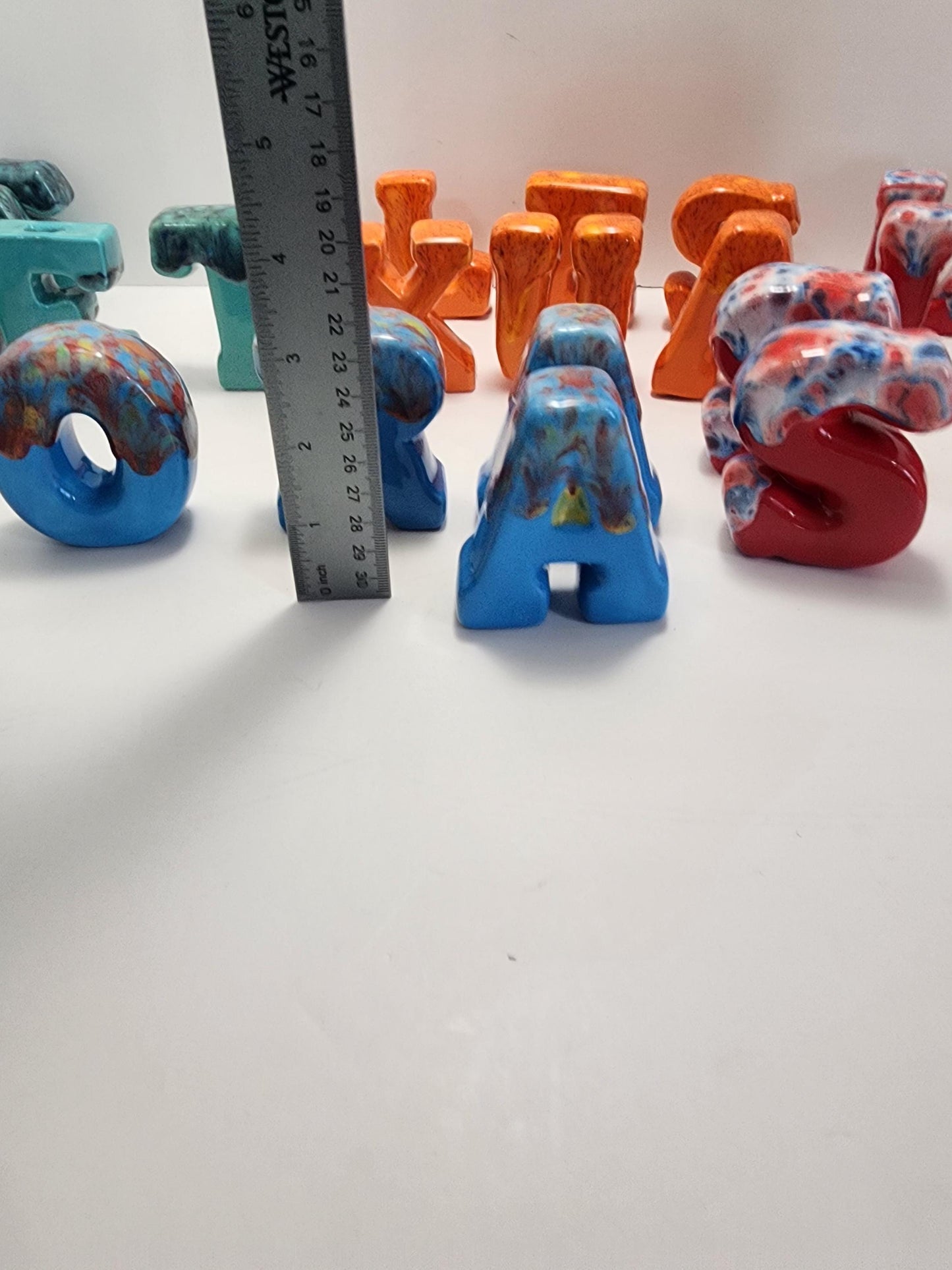 Ceramic Letters - Decor - Art - Birthdays - Letters