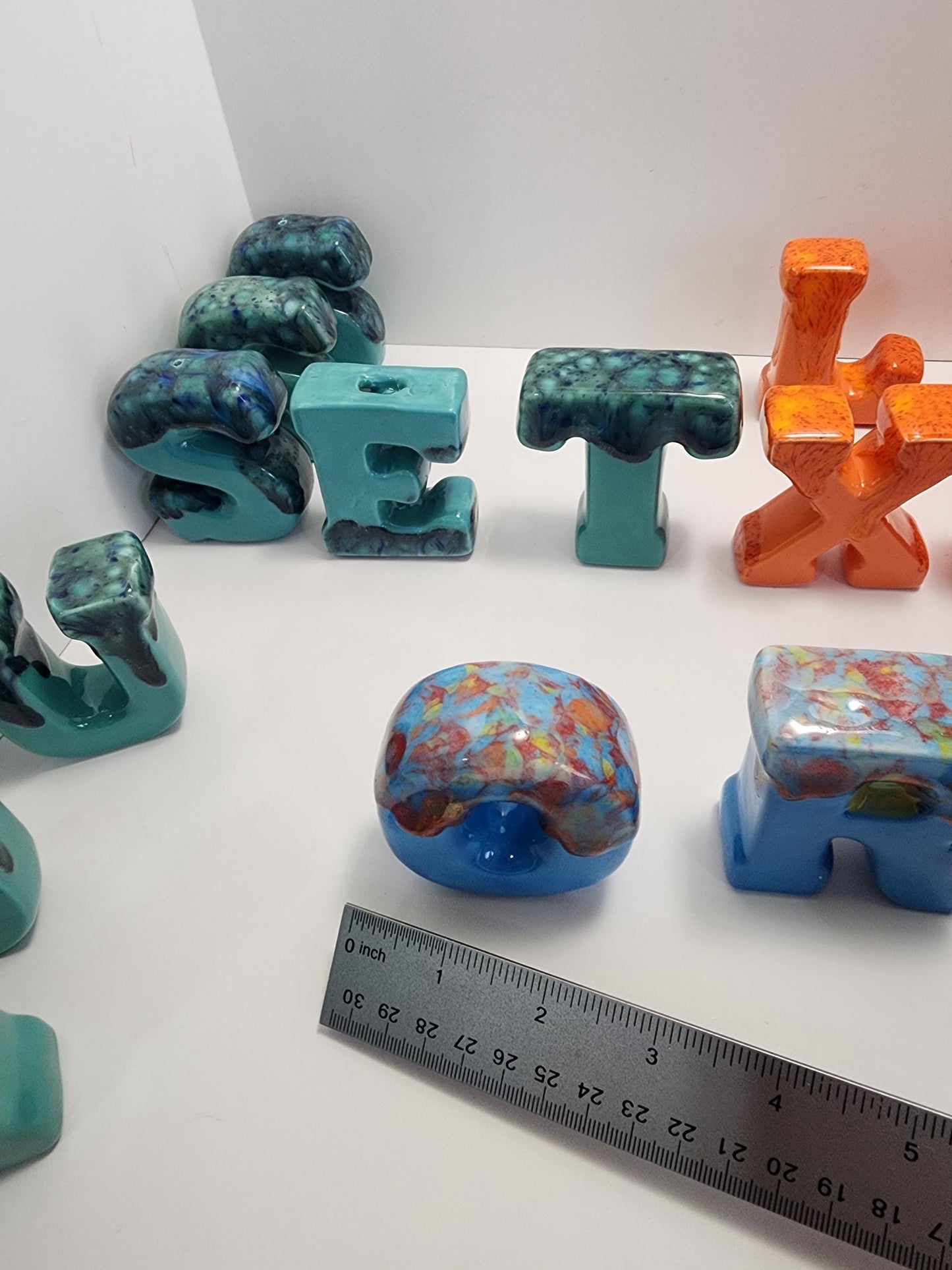 Ceramic Letters - Decor - Art - Birthdays - Letters