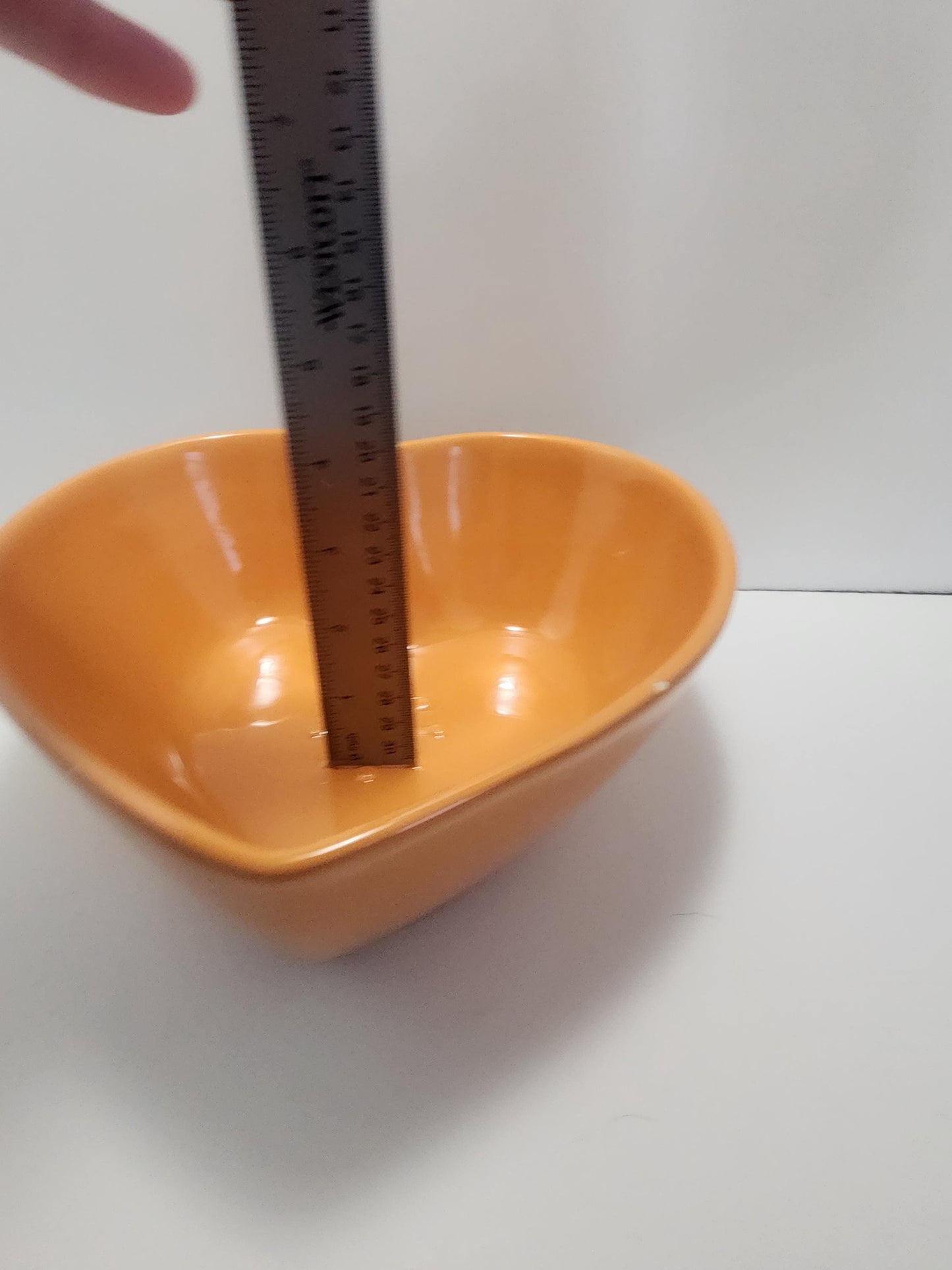 Happy Chic Le Creuset Stoneware Heart Dish in Orange Blossom - Orange Dishes - Happy Chic - Stoneware - Heart Dish - Dishes - Kitchen