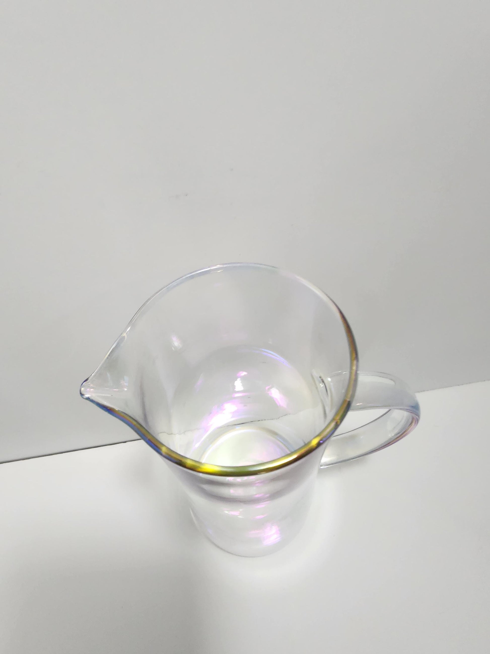 Vintage Carafe Glass Translucent Pitcher - Glass - Pitchers - Carafe - Translucent Pitcher - Translucent Glass - Vintage Pitcher