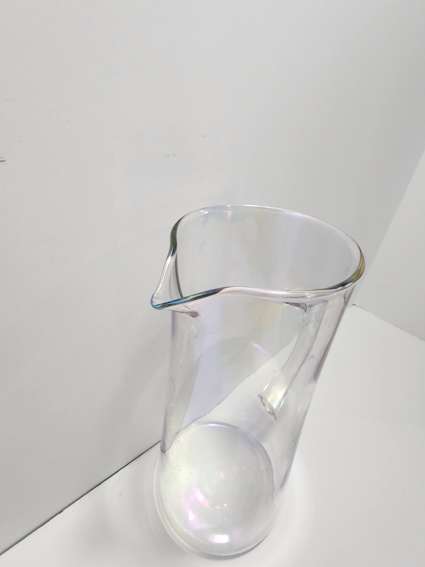 Vintage Carafe Glass Translucent Pitcher - Glass - Pitchers - Carafe - Translucent Pitcher - Translucent Glass - Vintage Pitcher