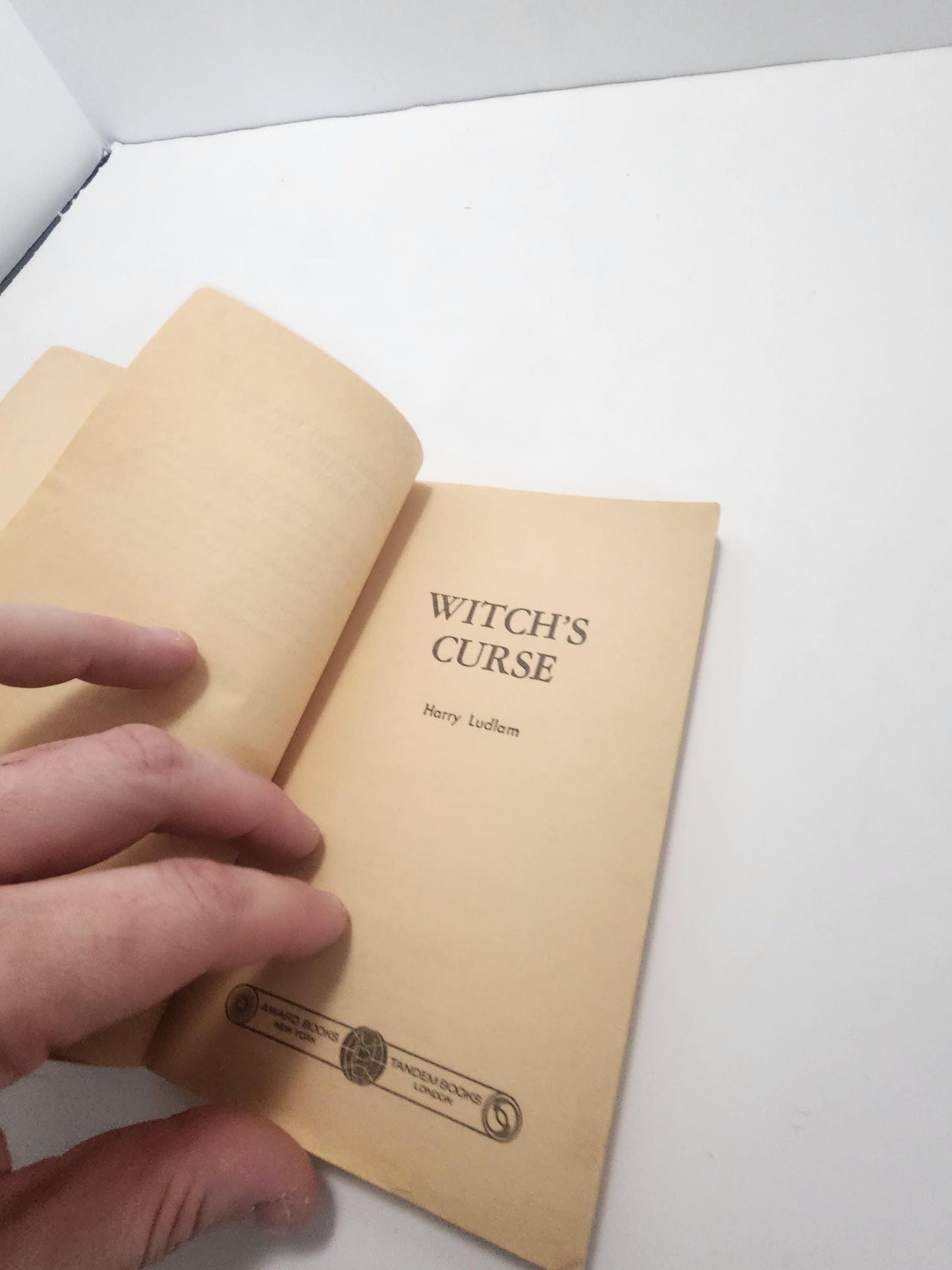 1968 The Witch's Curse By Harry Ludos - Award Winning Books - The Witch's Curse - Harry Ludos - Paperback Books - Vintage Books