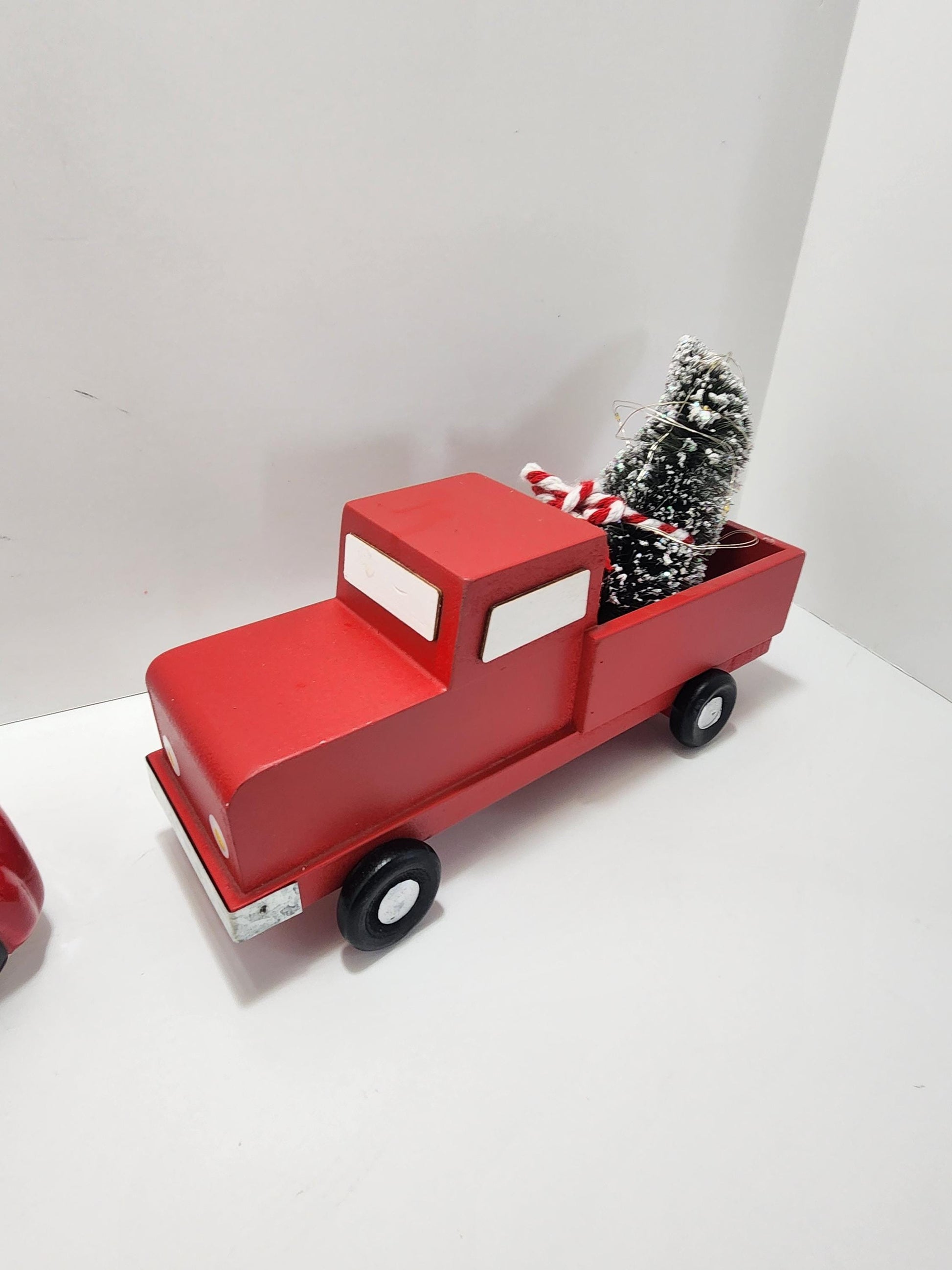 Christmas Red Truck Decor Planters - Red Truck - Christmas - Christmas Decorations - Trucks - Christmas Tree - Planters