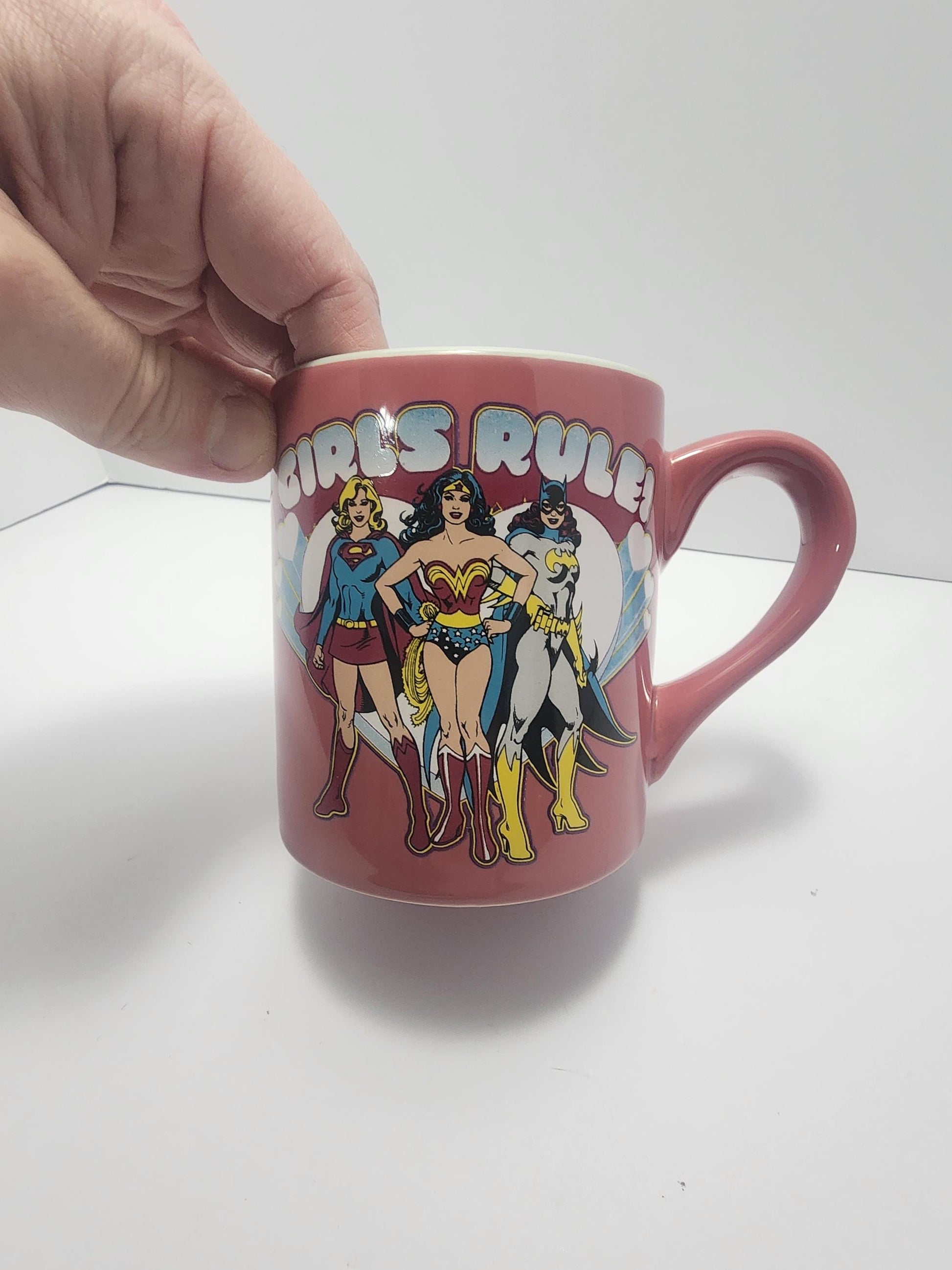 DC Superheros Girls Rule Coffee Mug - Mugs - Coffe Mug - DC - DC Comics - Wonder Women - Gift For Women - Girls - Girls Rule - Superheros